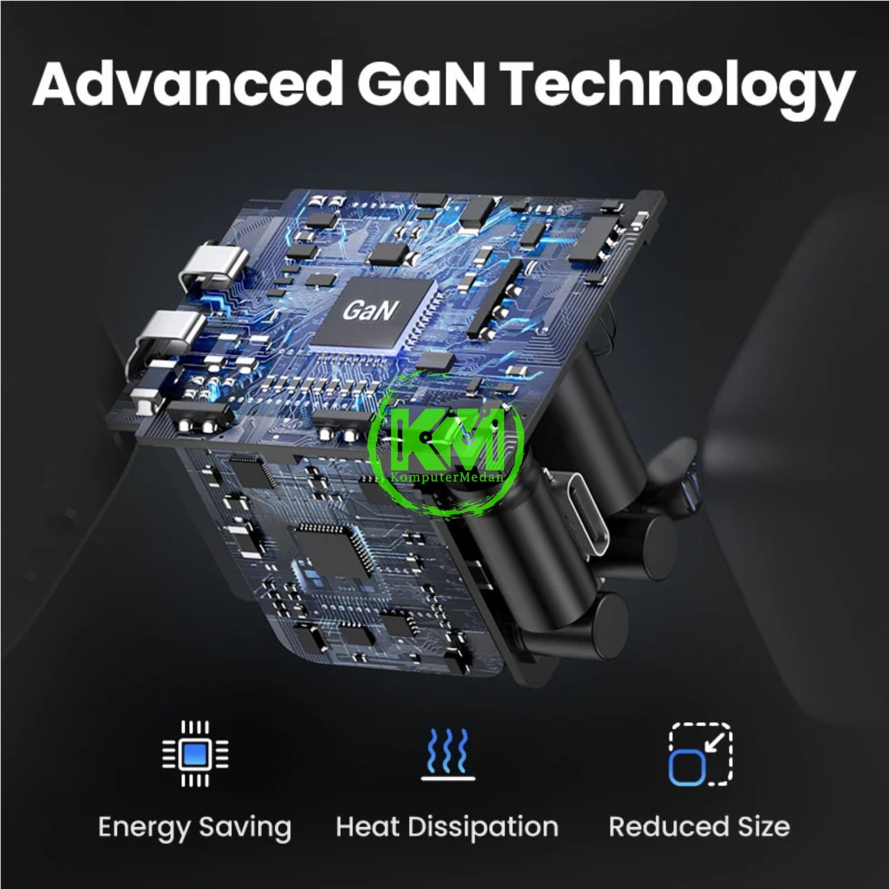 UGREEN NEXODE GAN 30W GRAY - PN 90666 - Image 6
