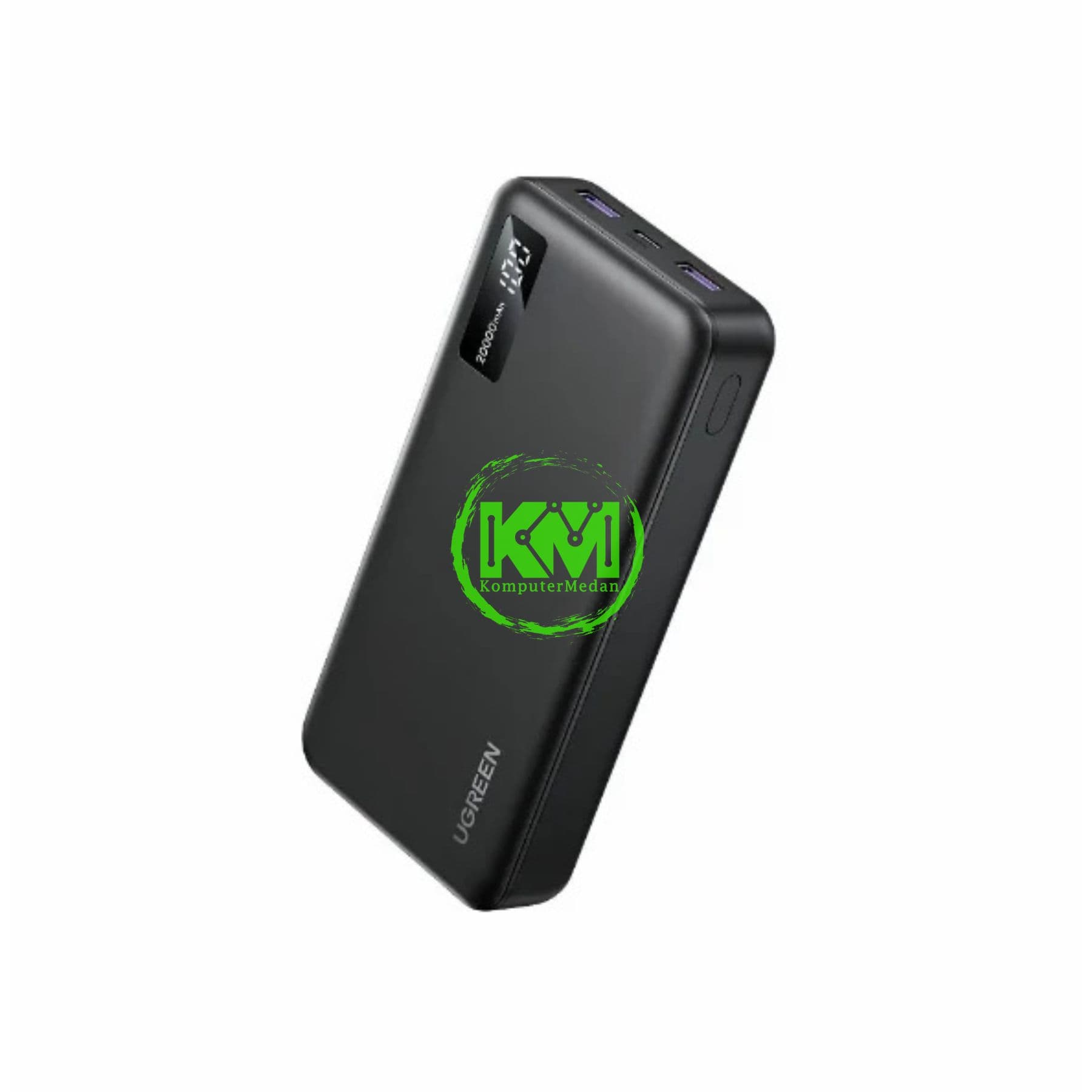 UGREEN POWERBANK DIGITAL DISPLAY 20W 20.000MAH BLACK / 95424B - Image 2