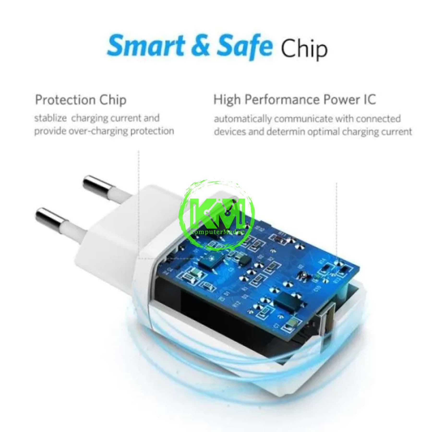 UGREEN WALL CHARGER USB-A 5V/2.1A WHITE - ED011 PN 50460 - Image 4