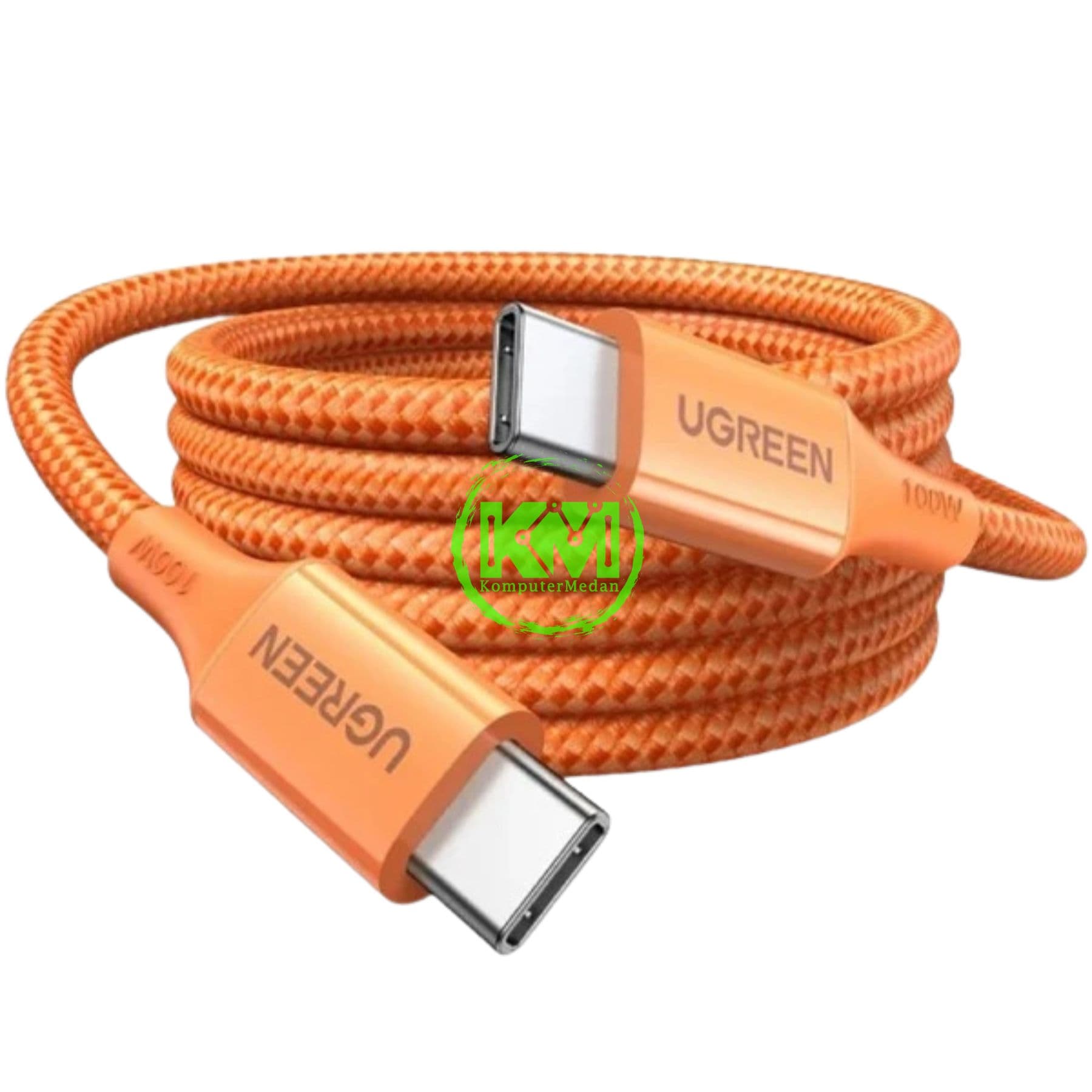 UGREEN CABLE C TO C 100W ABS NYLON 1M ORANGE / 95493