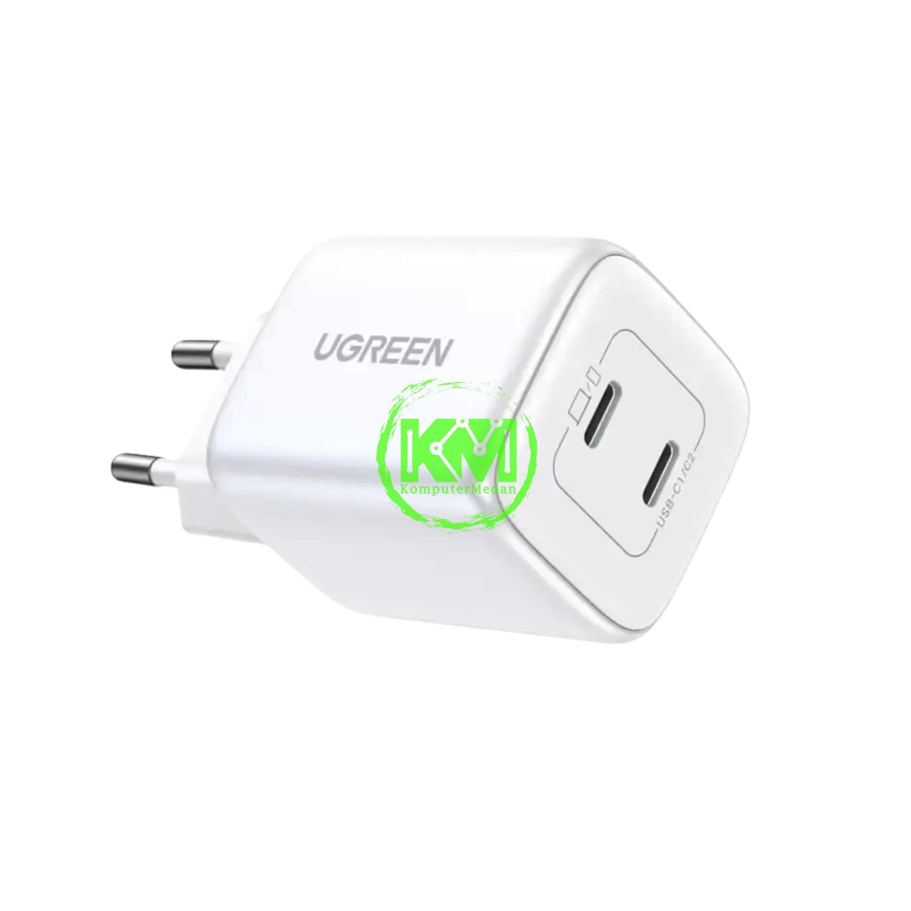 UGREEN N SERIES DUAL PORT GAN 45W WHITE / 65154 - Image 2