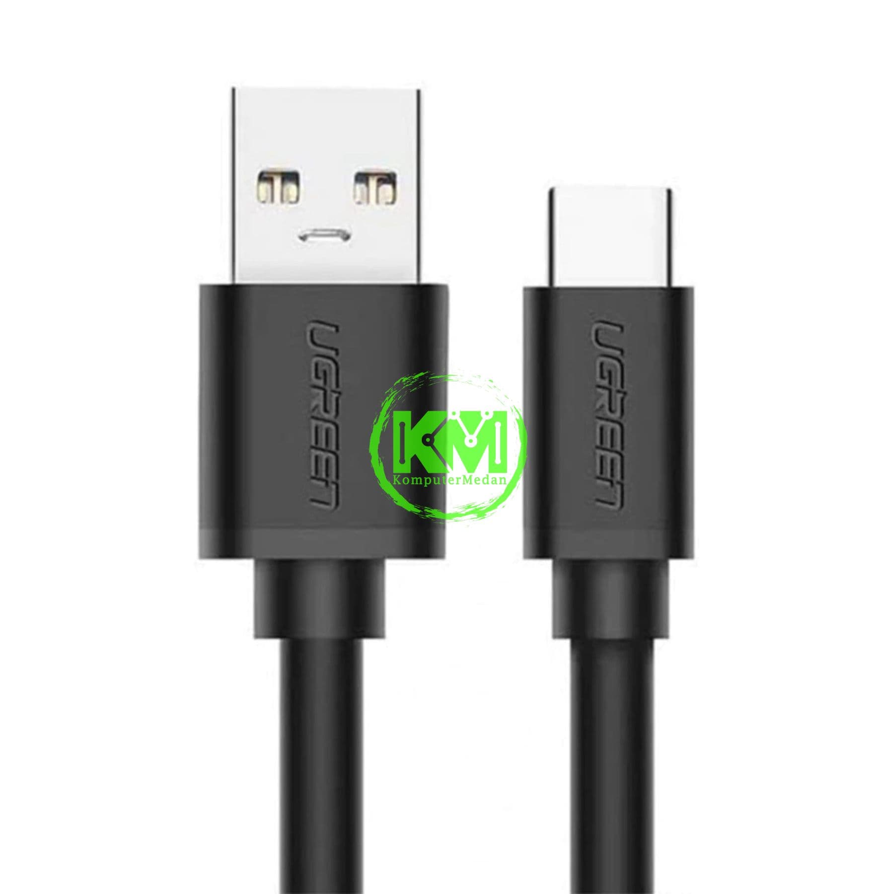 UGREEN CABLE USB TO C 3.0 50CM PVC BLACK / 20881 - Image 2