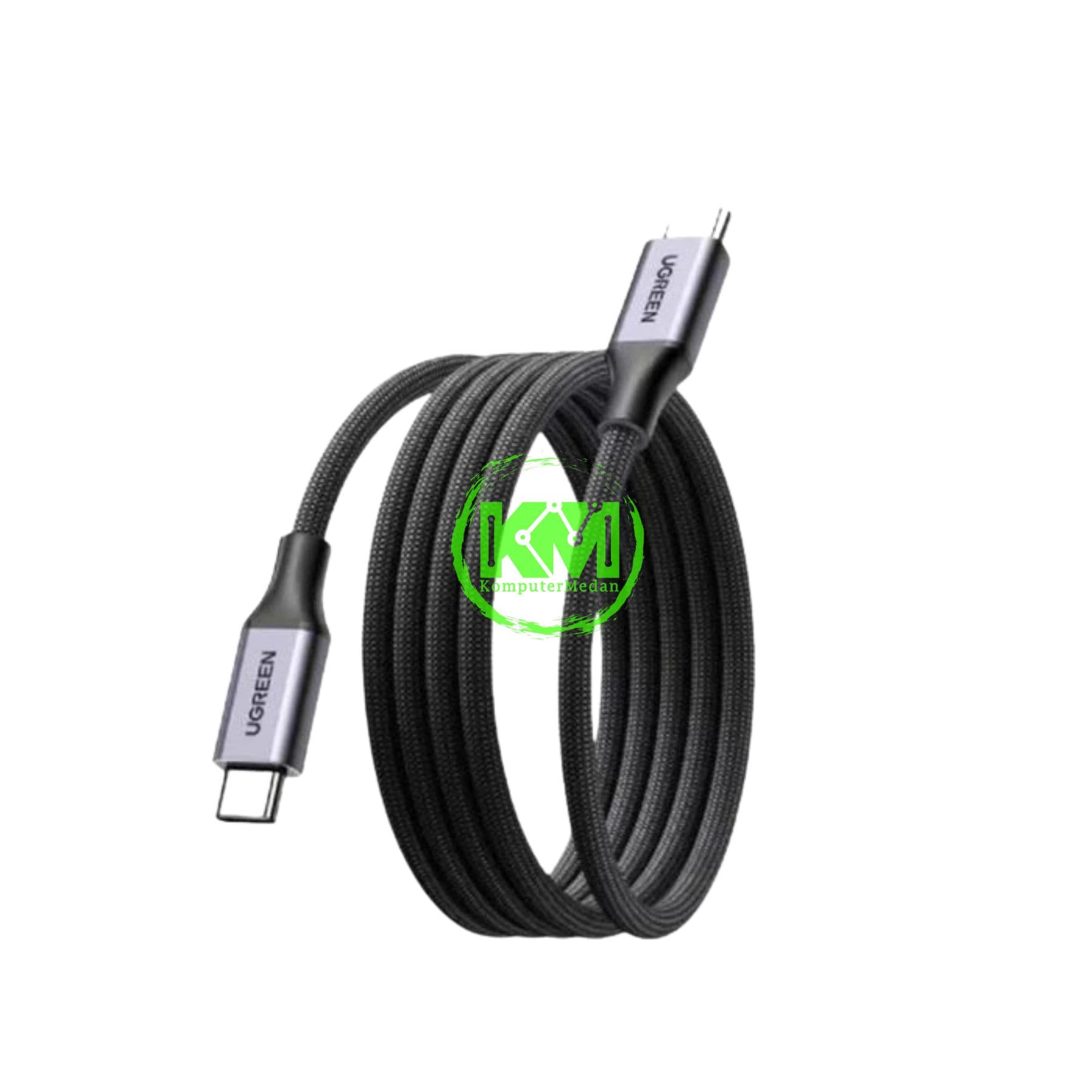 UGREEN MAGNETIC CABLE C TO C 100W NYLON 1M BLACK / 55517 - Image 2