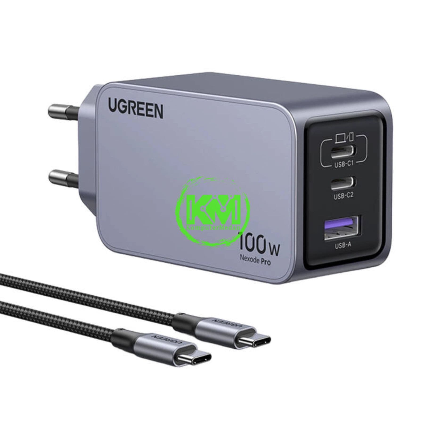 UGREEN NEXODE PRO GAN 100W CHARGER SET GRAY / 25874 - Image 4