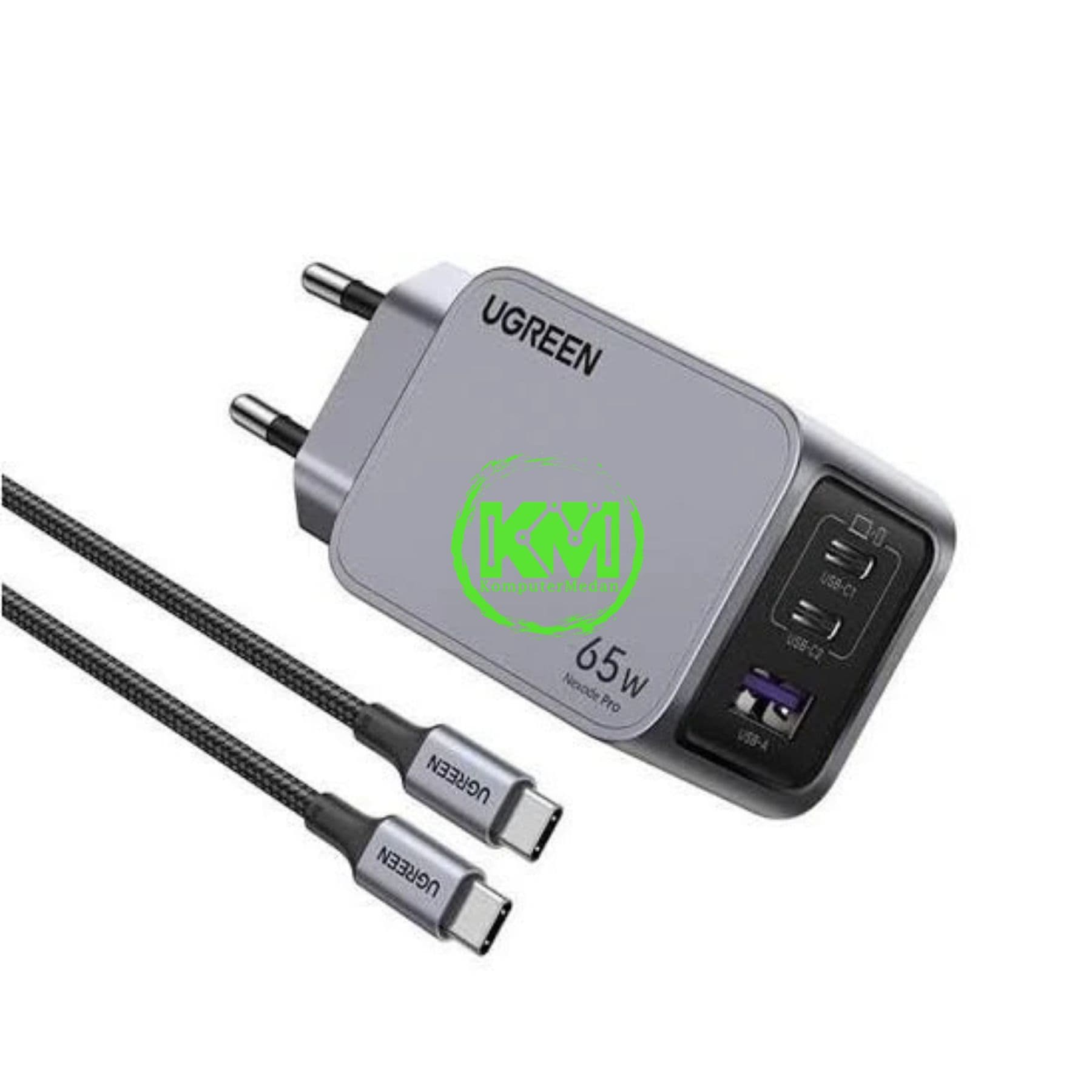 UGREEN NEXODE PRO GAN 65W CHARGER SET GRAY / 25871 - Image 4
