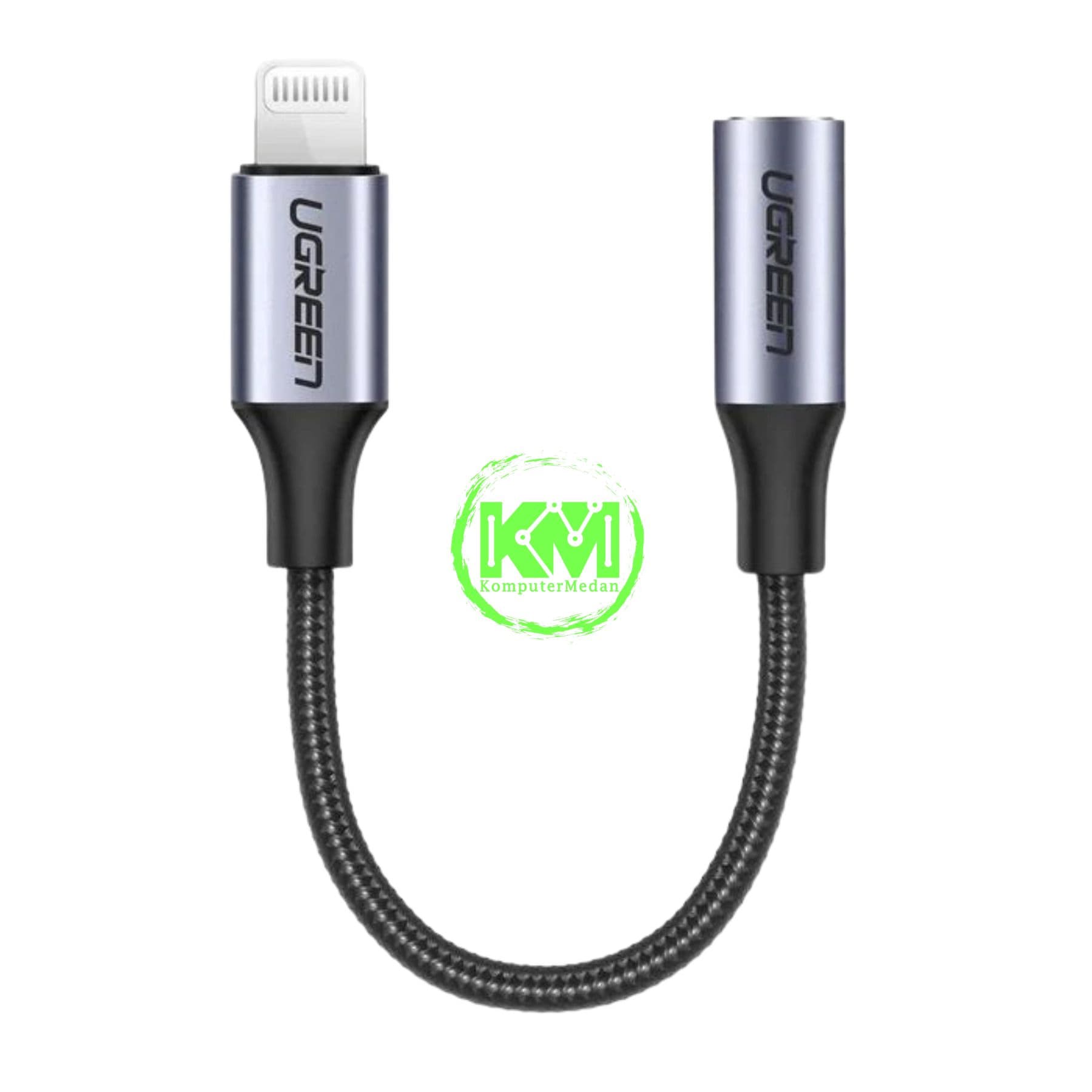 UGREEN LIGHTNING TO 3.5MM (F) ADAPTER GY - US211 PN 30756 - Image 2