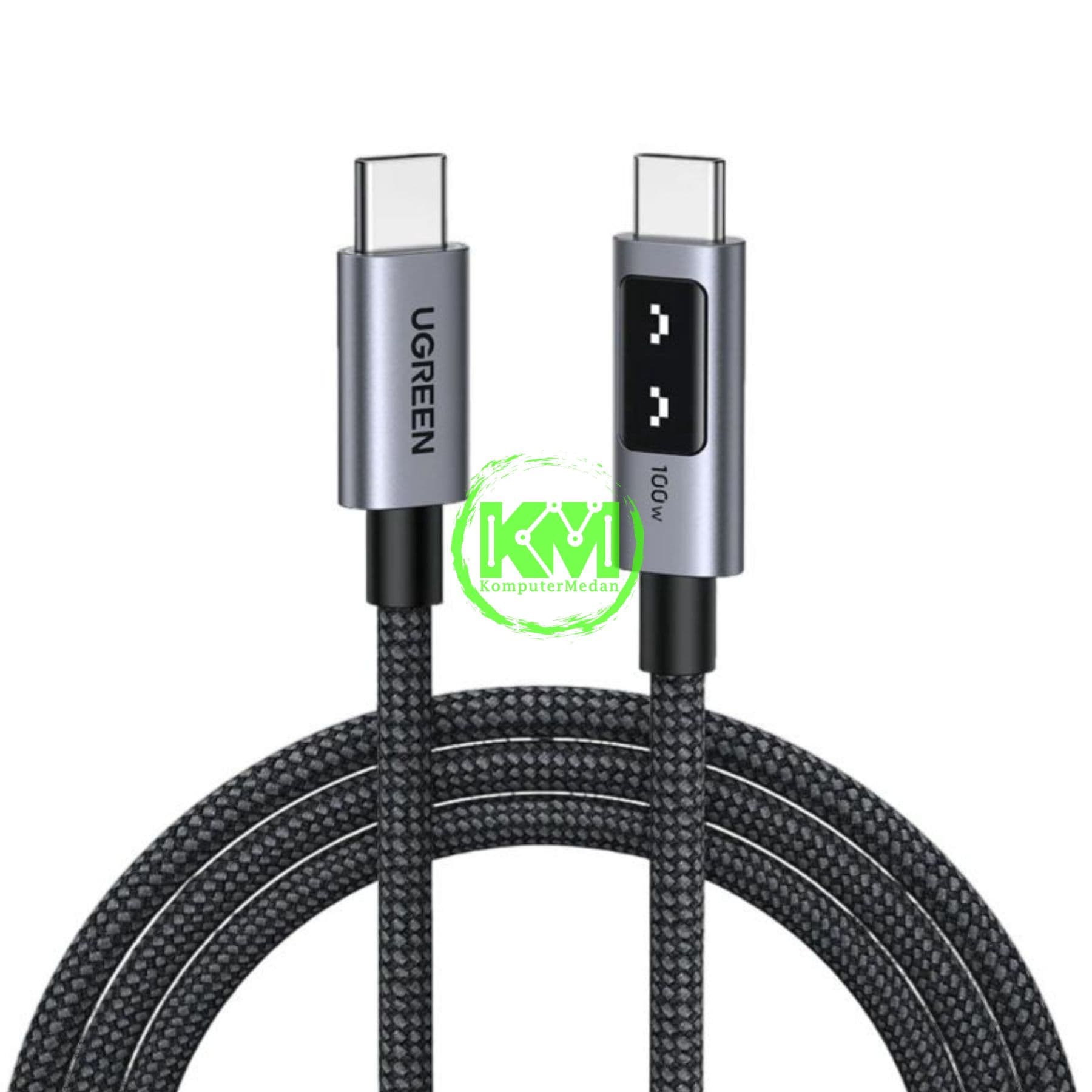 UGREEN UNO CABLE C TO C 100W NYLON 1M BLACK / 35501