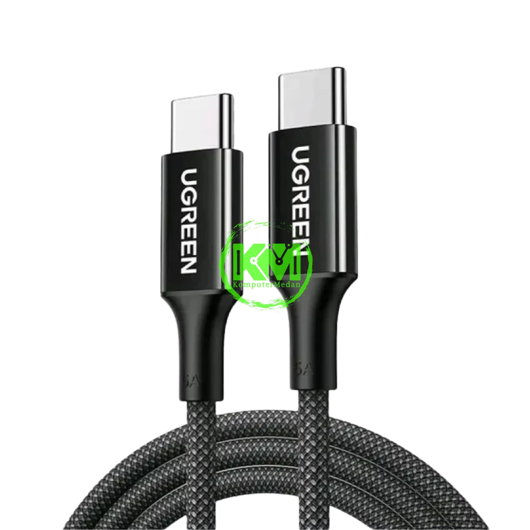 UGREEN CABLE C TO C 60W ABS NYLON 1M BLACK / 35254
