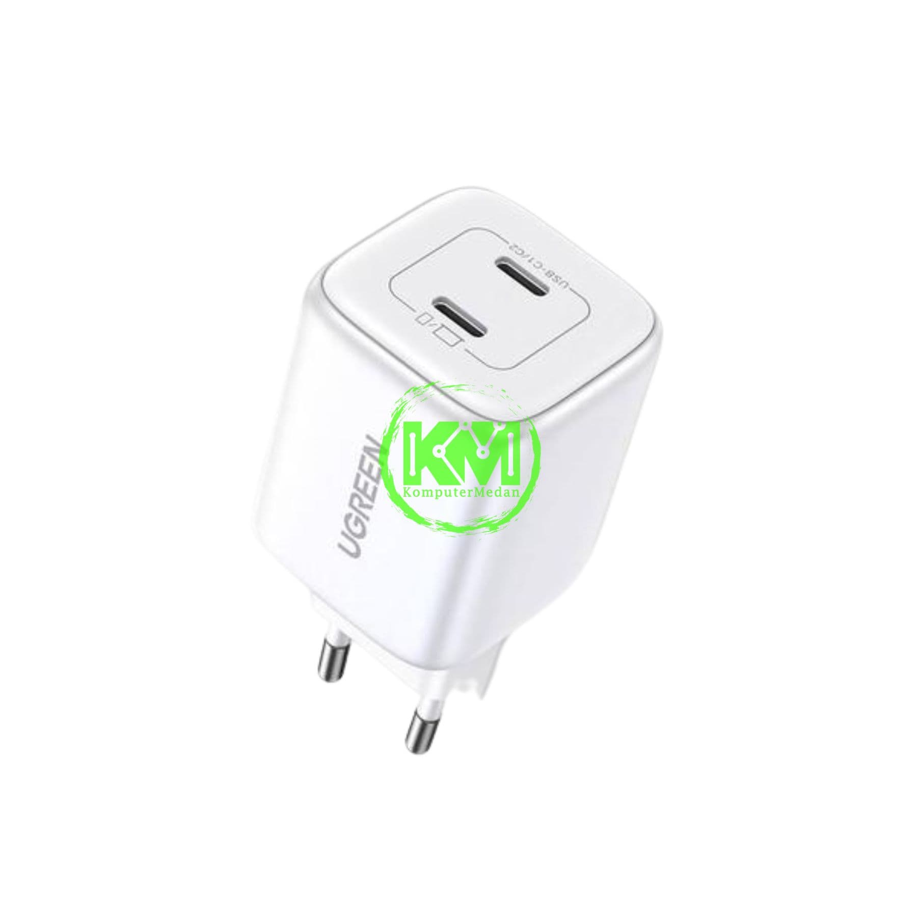 UGREEN N SERIES DUAL PORT GAN 45W WHITE / 65154
