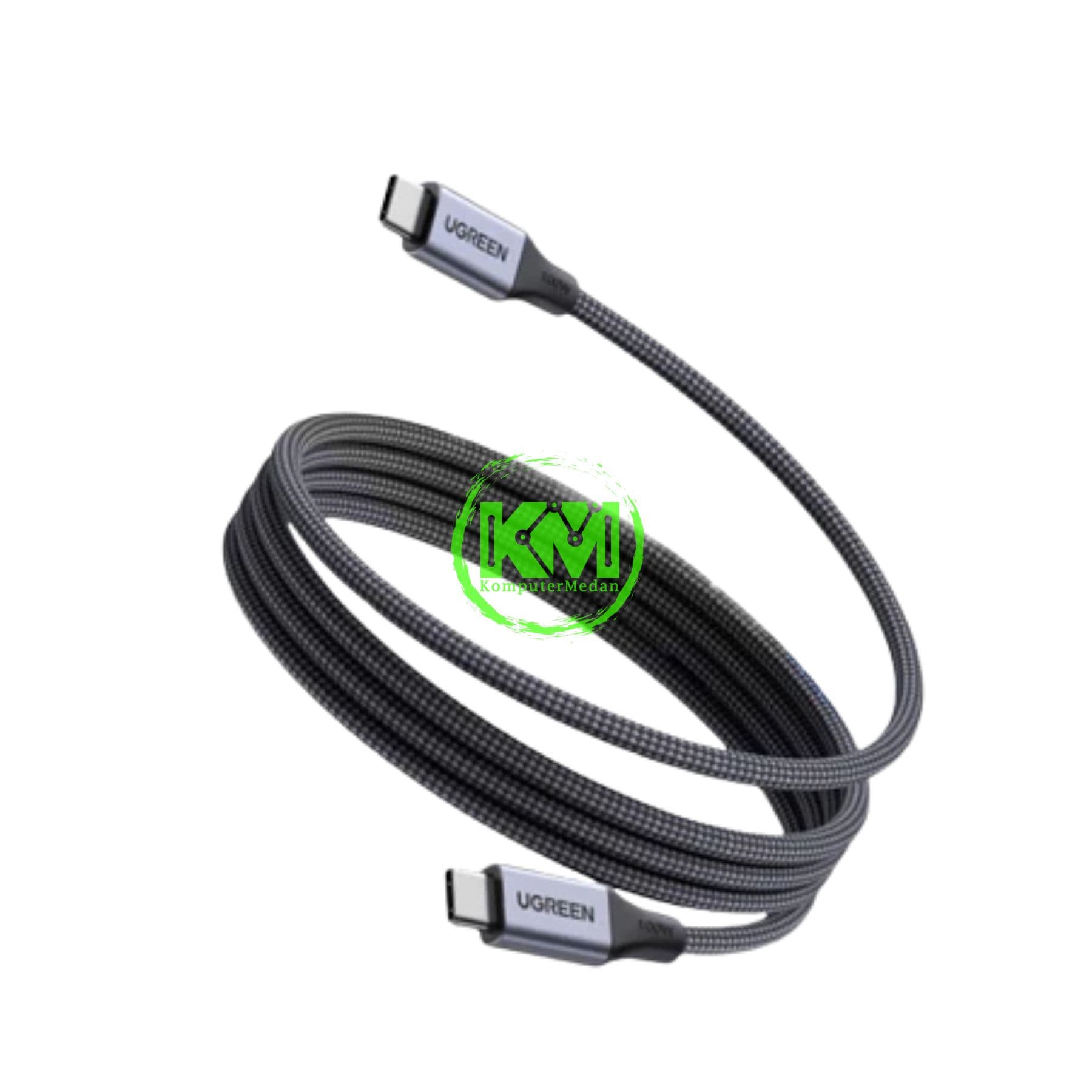 UGREEN MAGNETIC CABLE C TO C 100W NYLON 1M BLACK / 55517