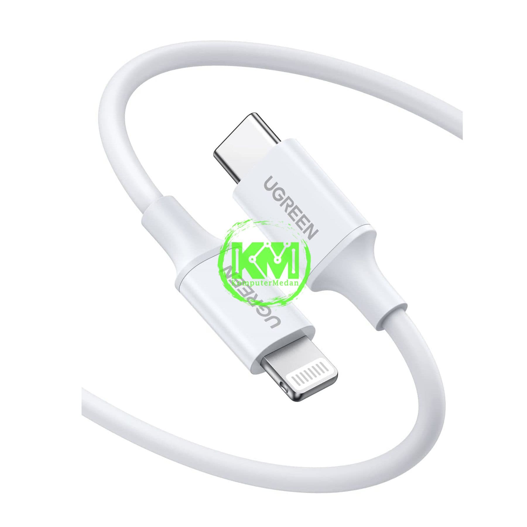 UGREEN CABLE C TO LIGHTNING TPE 1M WHITE - PN 10493 - Image 2