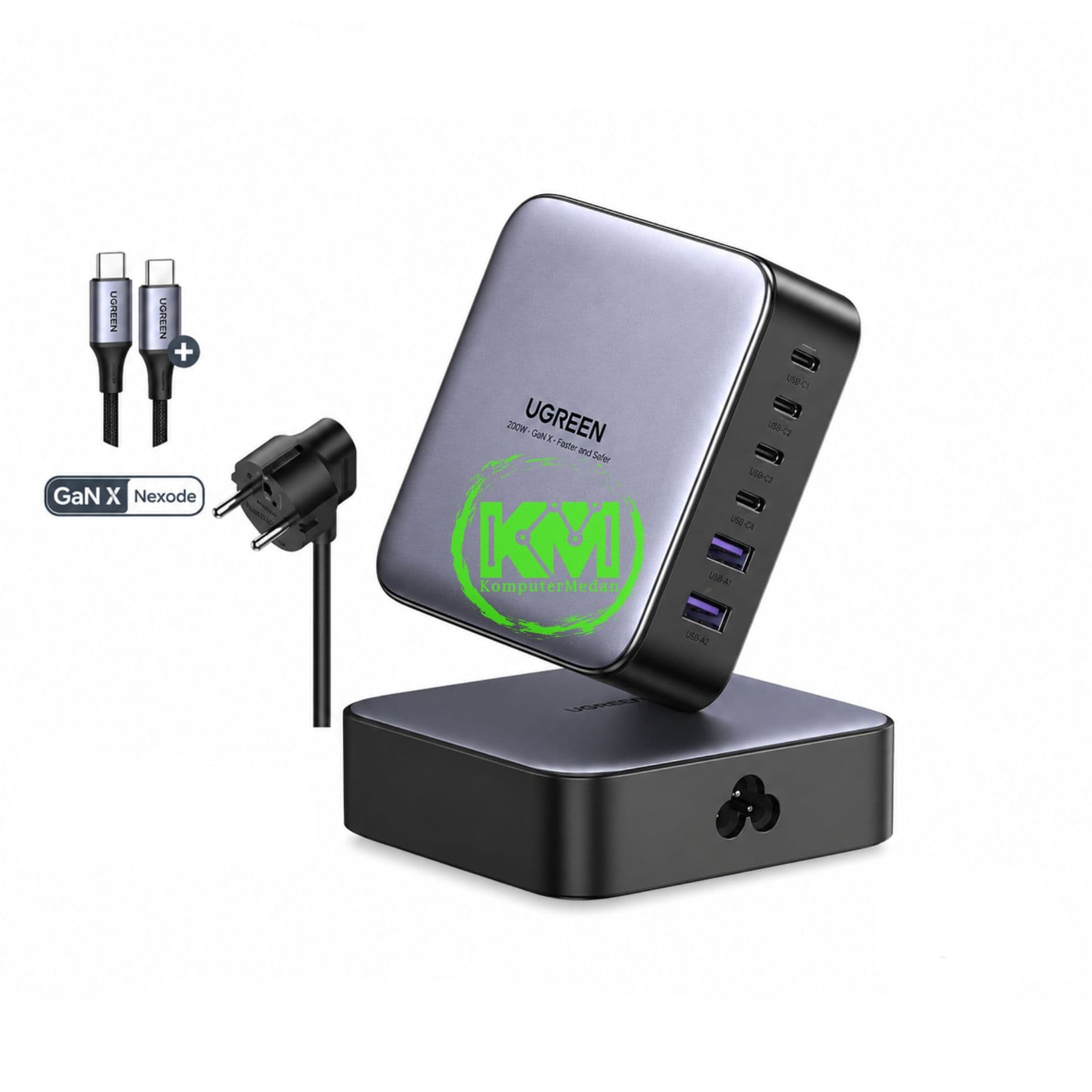 UGREEN NEXODE GAN 200W GRAY / 40914