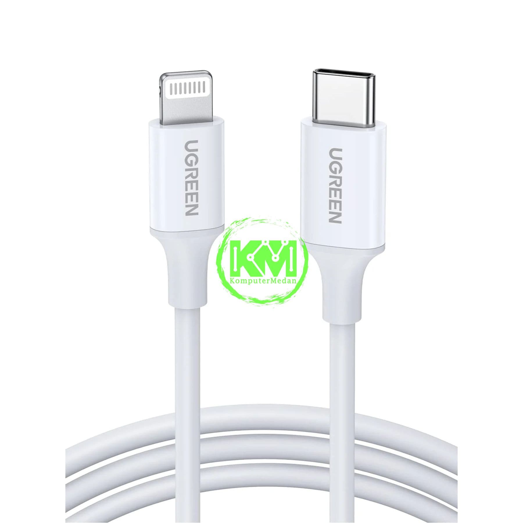 UGREEN CABLE C TO LIGHTNING TPE 1M WHITE - PN 10493