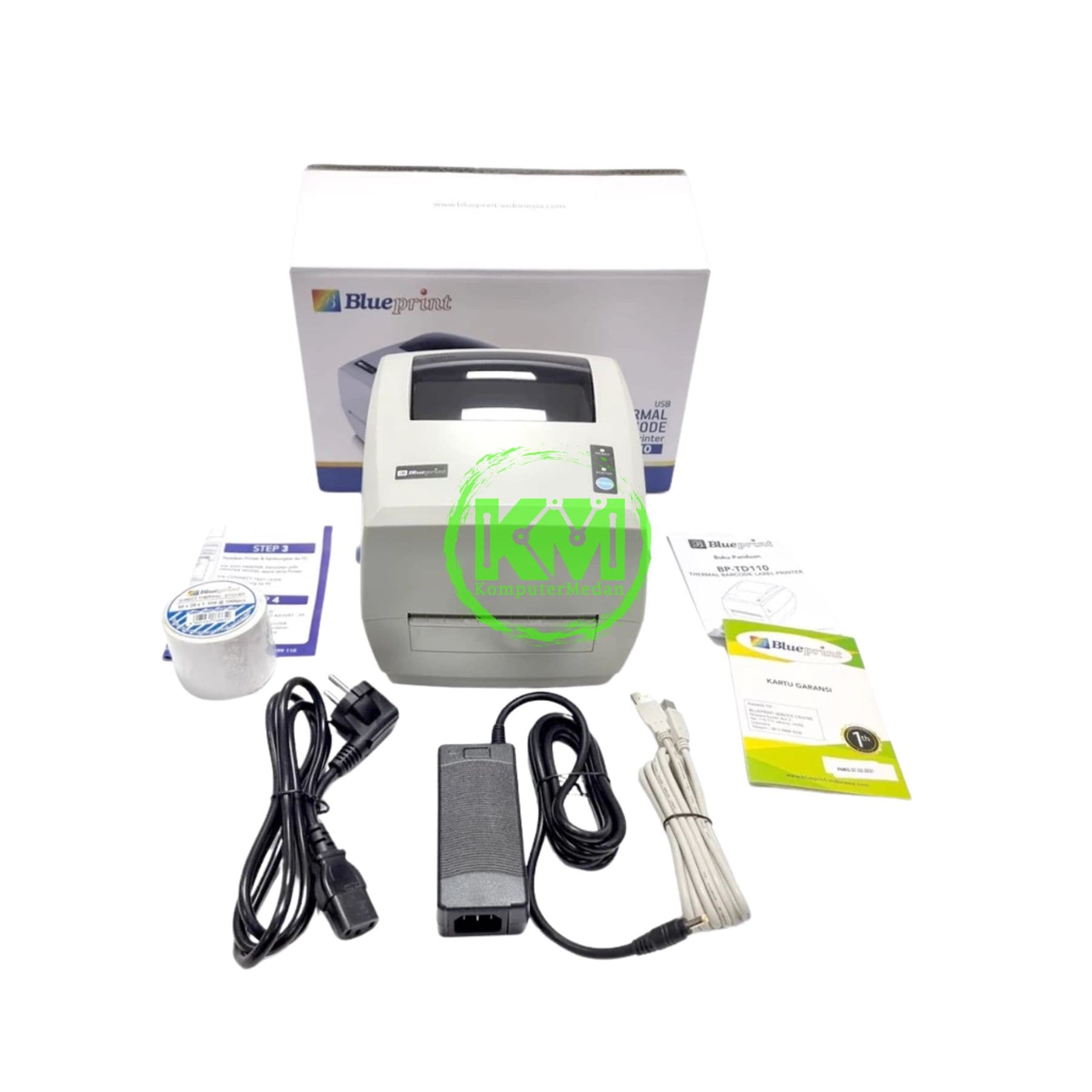 BLUEPRINT DESKTOP DIRECT THERMAL BARCODE LABEL PRINTER BP-TD110 (USB) - Image 5