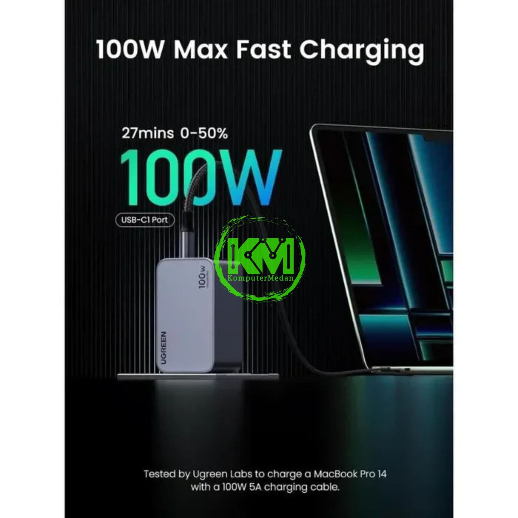 UGREEN NEXODE PRO GAN 100W CHARGER SET GRAY / 25874 - Image 5