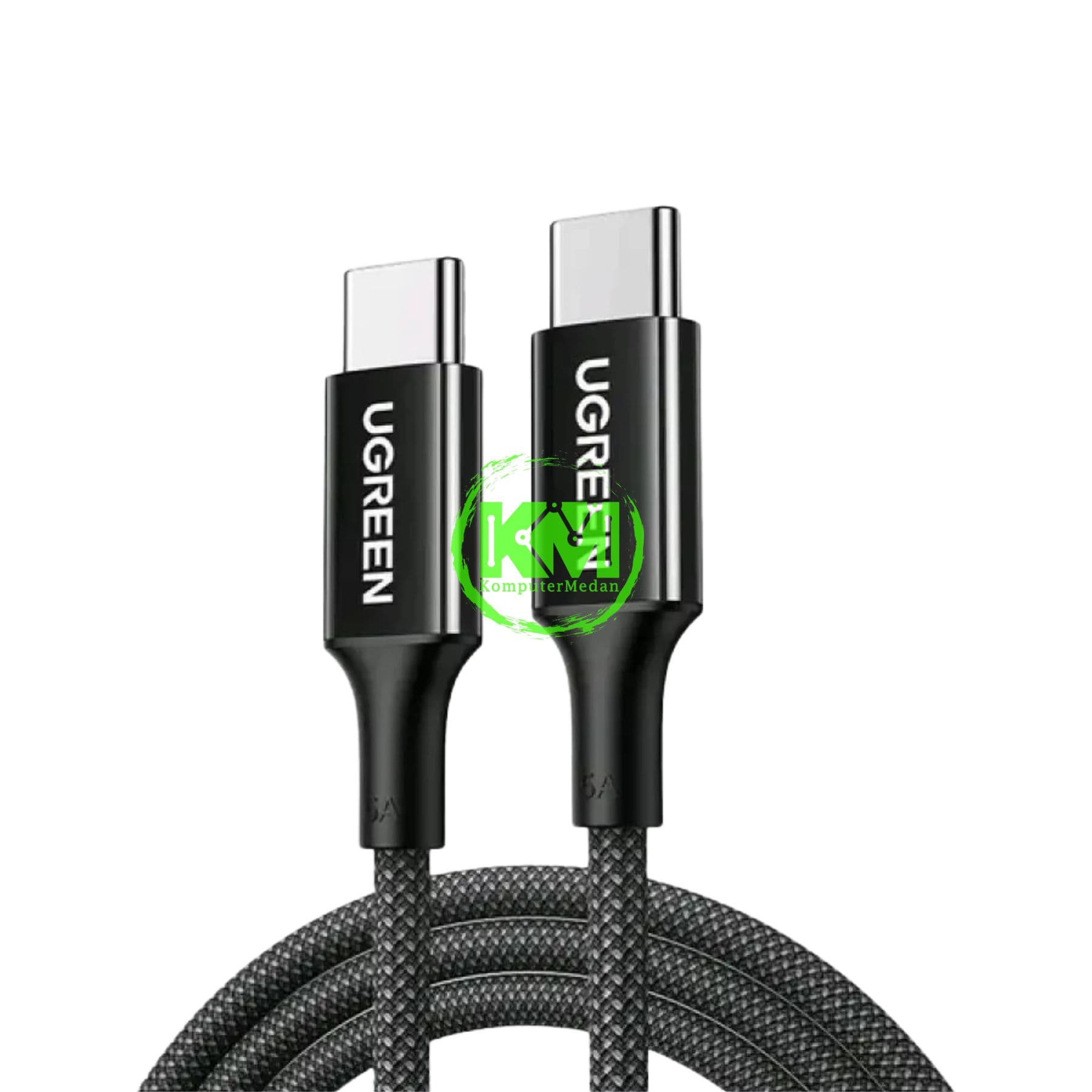 UGREEN CABLE C TO C 100W WEAVEN 1M BLACK - PN 15275