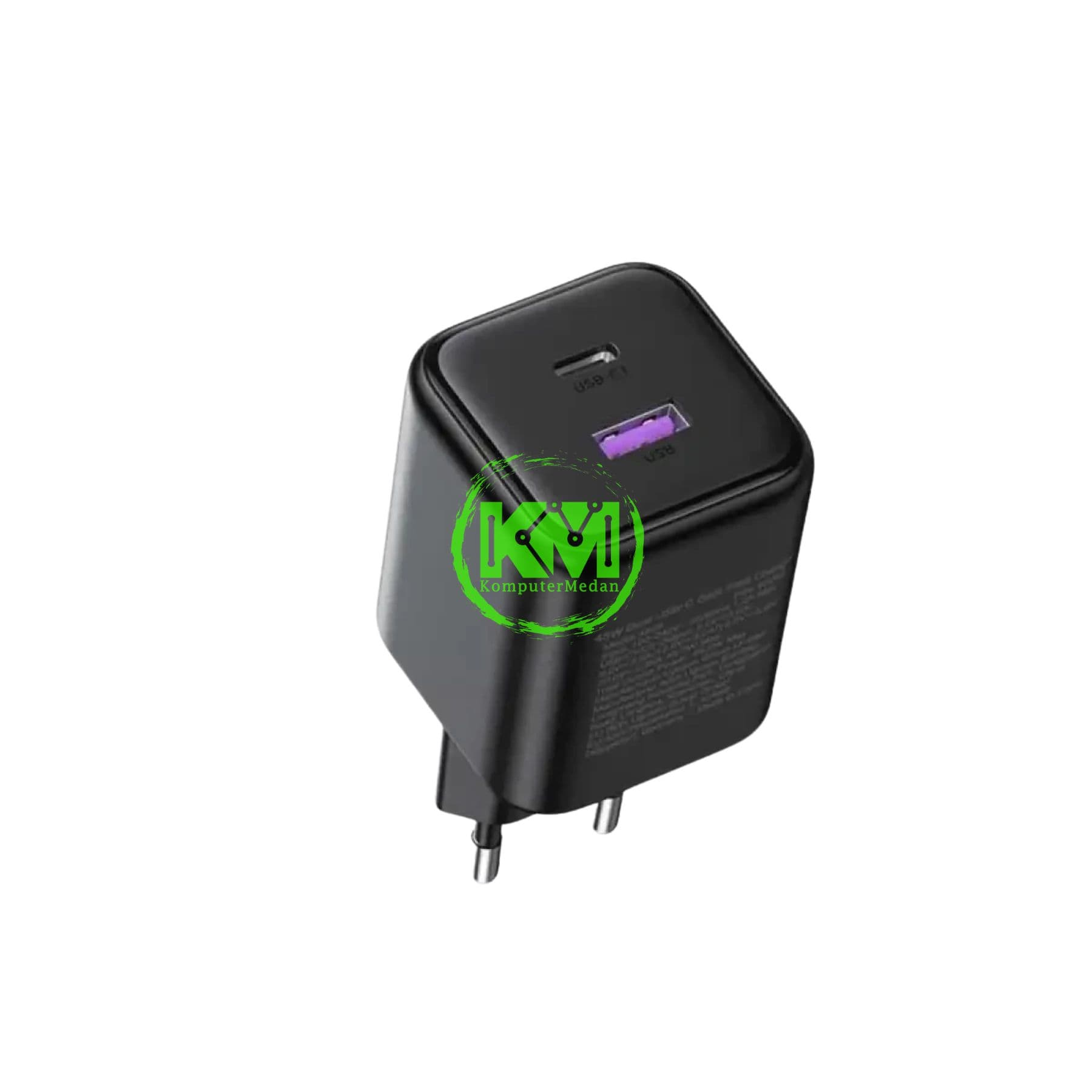 UGREEN N SERIES DUAL PORT C+USB-A GAN 45W BLACK / 65057 - Image 2