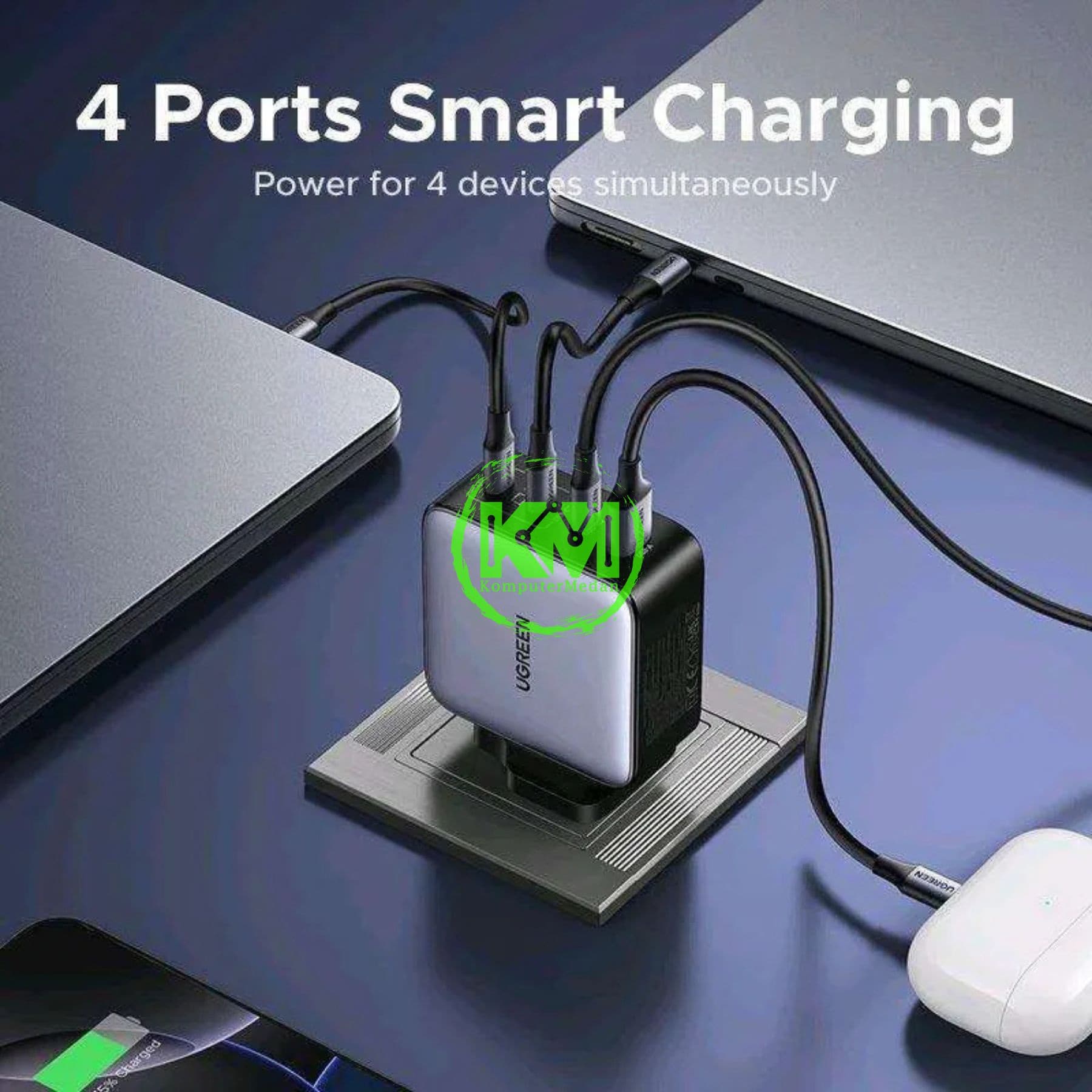 UGREEN NEXODE GAN 200W GRAY / 35539 - Image 3