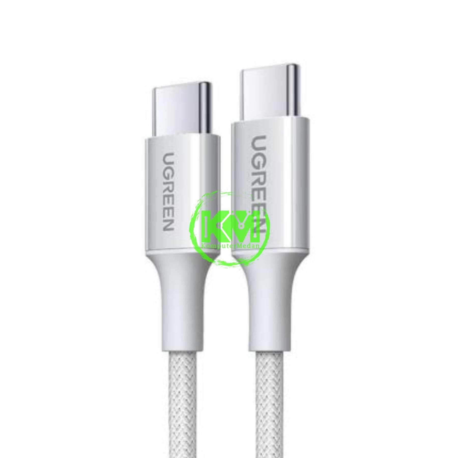 UGREEN CABLE C TO C 100W ABS NYLON 2M TITANIUM / 65256 - Image 2
