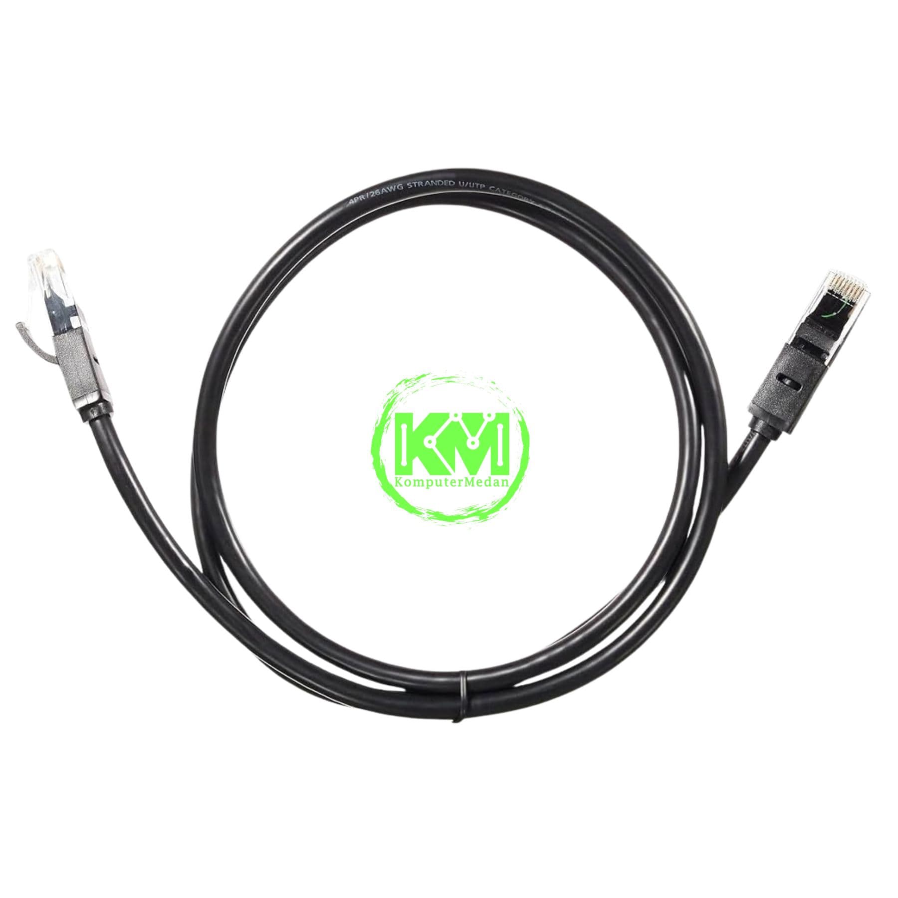 UGREEN CABLE CAT 6 U/UTP LAN 10M BLACK / 20164 - Image 1
