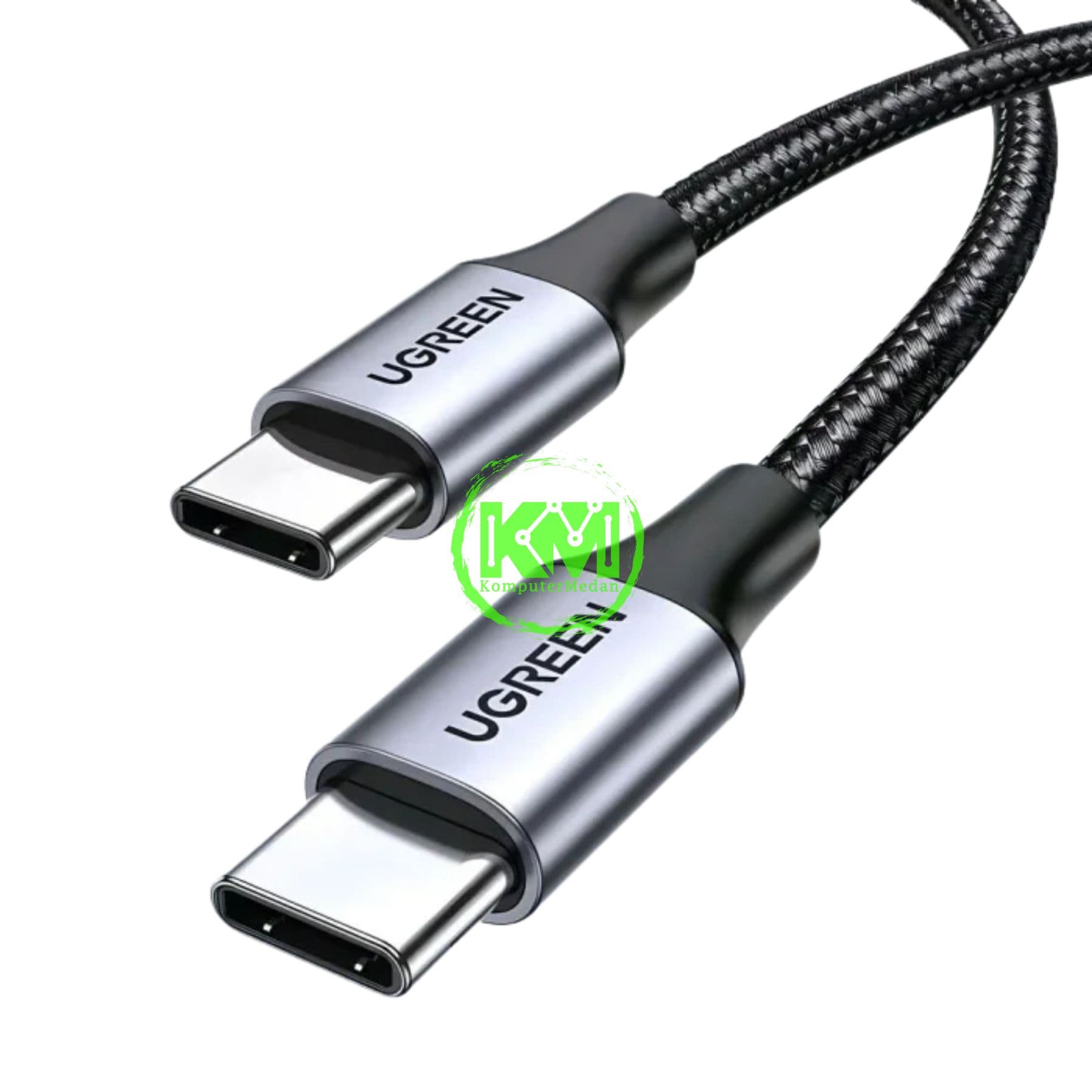 UGREEN CABLE C TO C 240W NYLON 1M BLACK / 15311 - Image 4