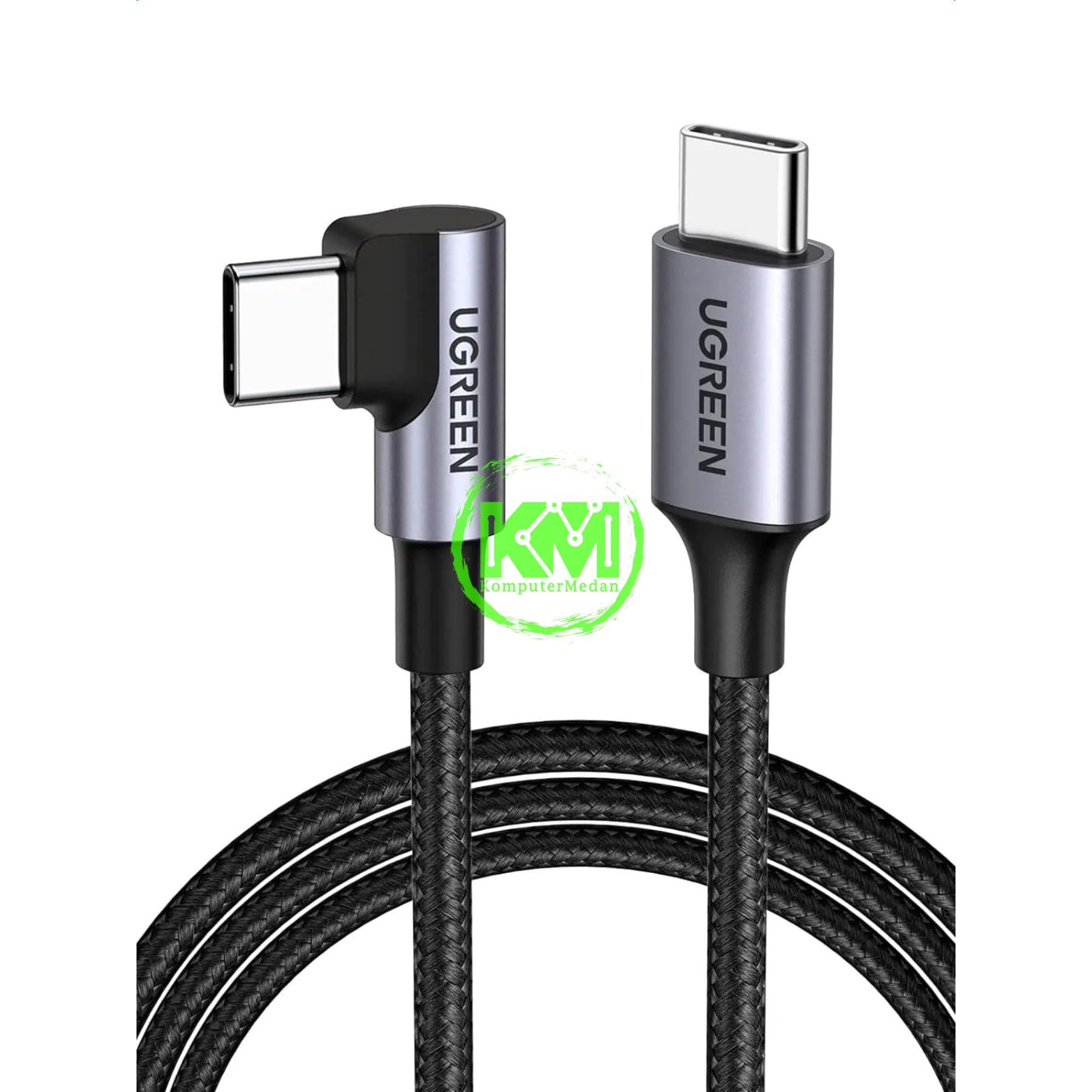 UGREEN CABLE C TO C 60W GAMING NYLON 1M BLACK / 50123