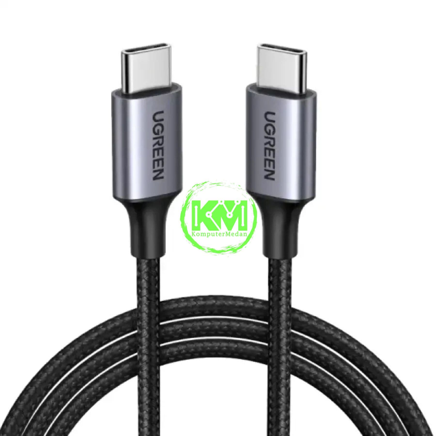 UGREEN CABLE C TO C 60W NYLON 1M BLACK / 50150