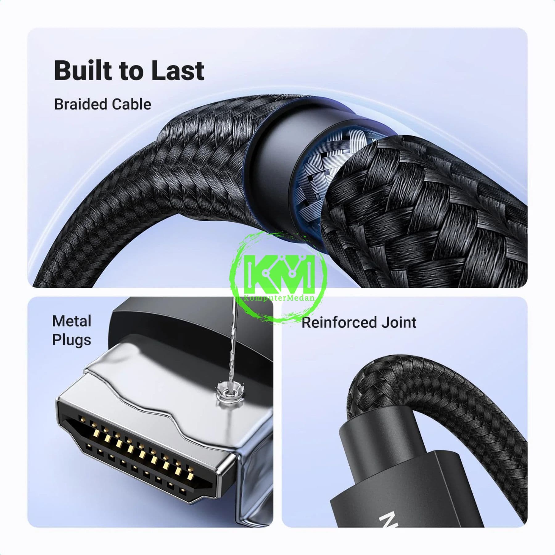 UGREEN CABLE HDMI 8K 2.1 VERSION PVC 10M BLACK / 45436 - Image 4