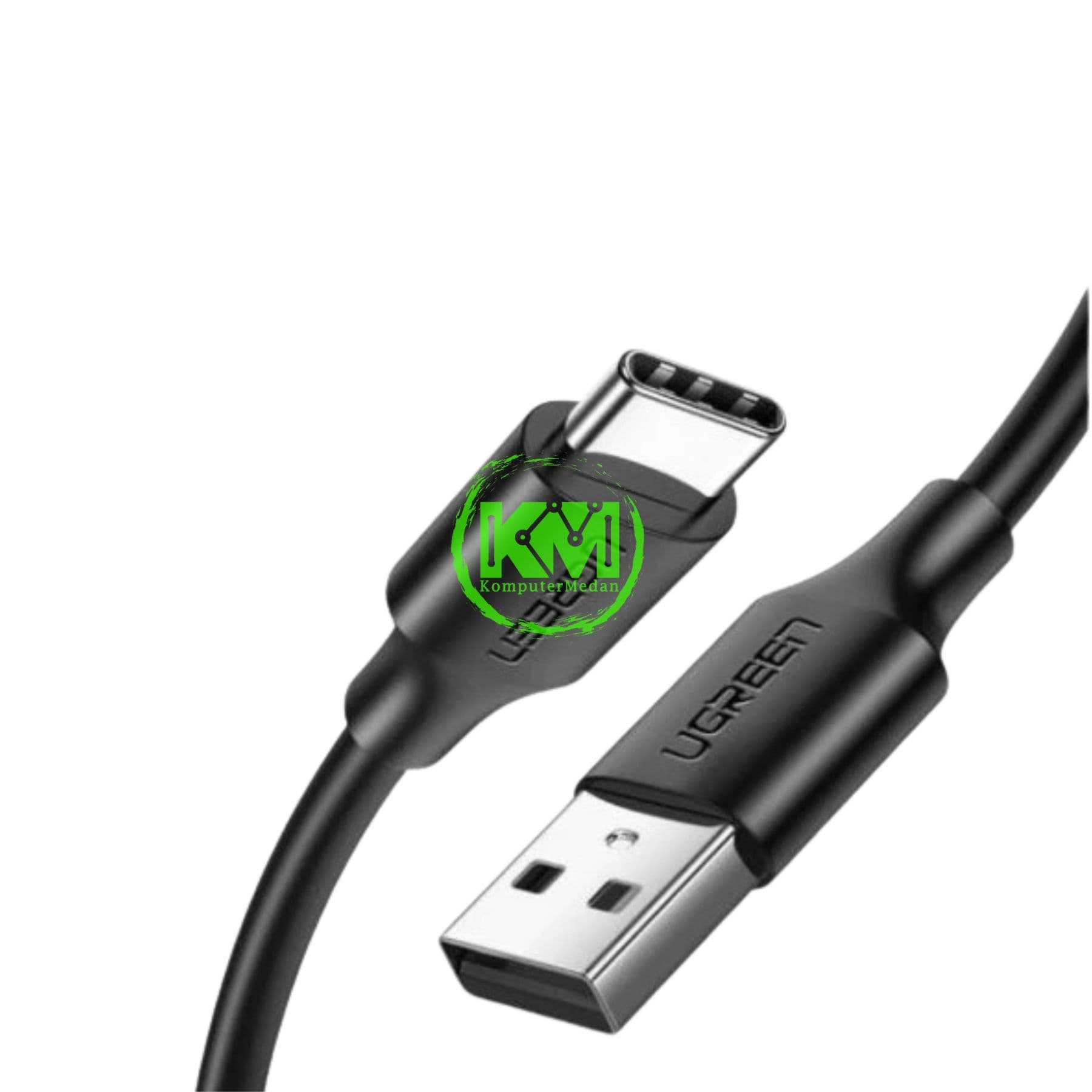 UGREEN CABLE A 2.0 TO C 3M BLACK / 60826 - Image 2