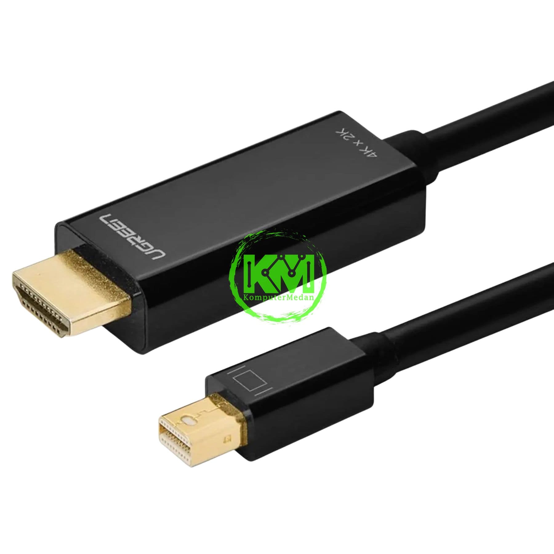 UGREEN CABLE MINI DP TO HDMI 4K 1.5M BLACK / 20848 - Image 2
