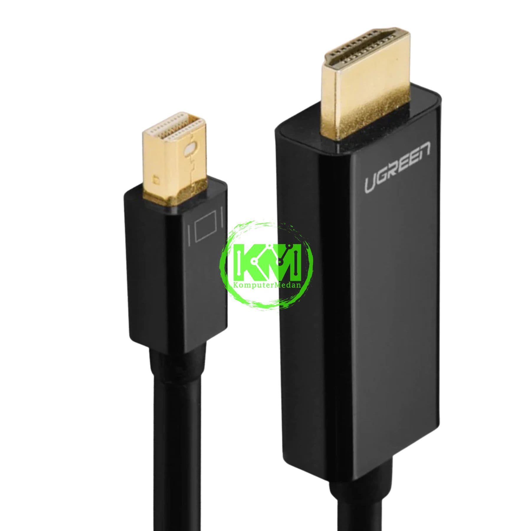UGREEN CABLE MINI DP TO HDMI 4K 1.5M BLACK / 20848 - Image 3