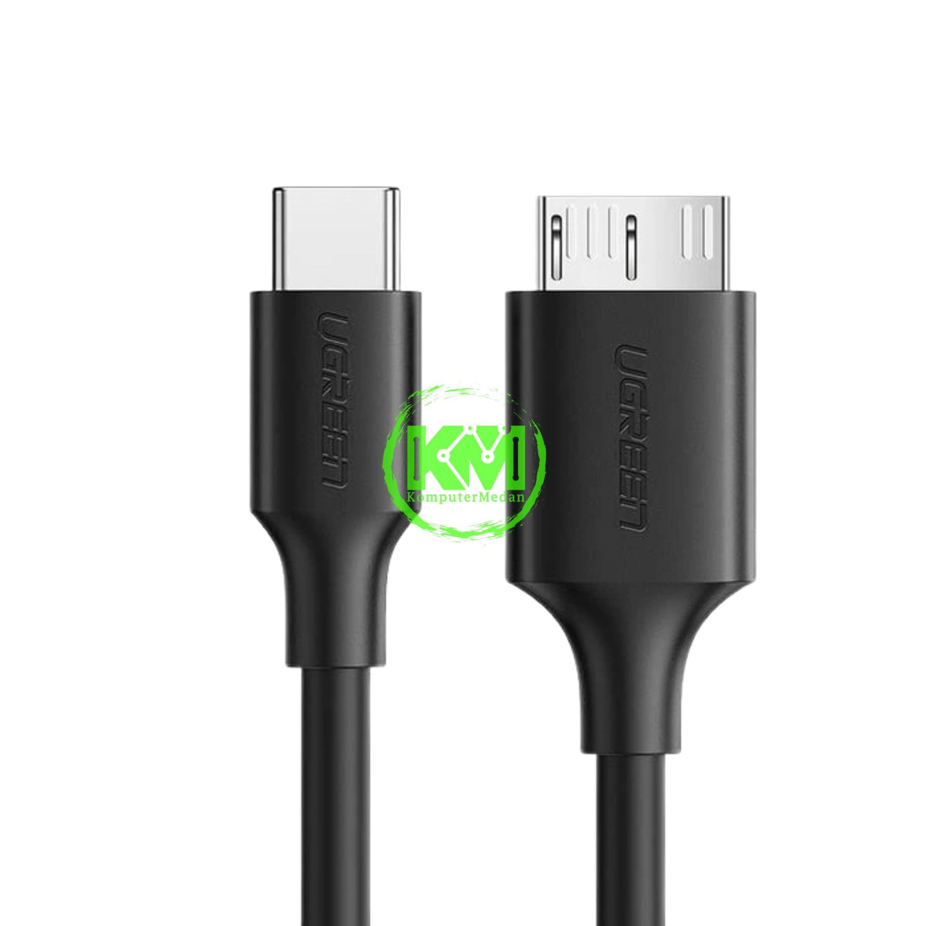 UGREEN CABLE C TO USB-B TPE 1M BLACK / 20103 - Image 2