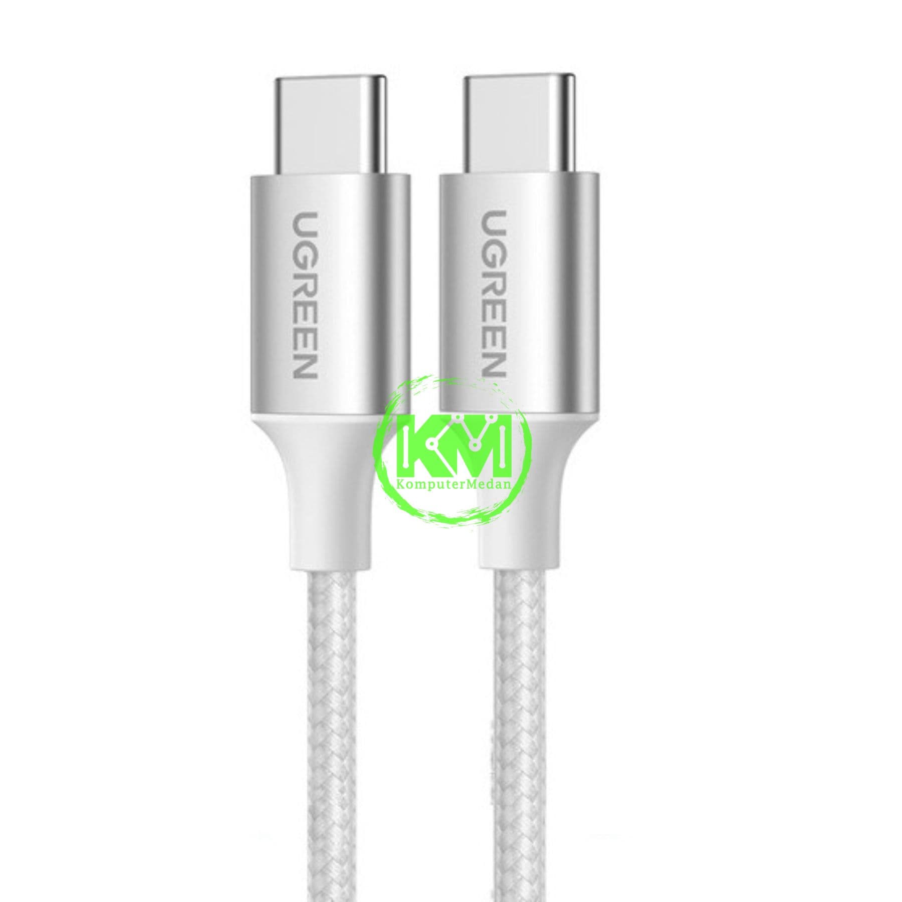 UGREEN CABLE C TO C 100W ABS NYLON 1M TITANIUM / 35220