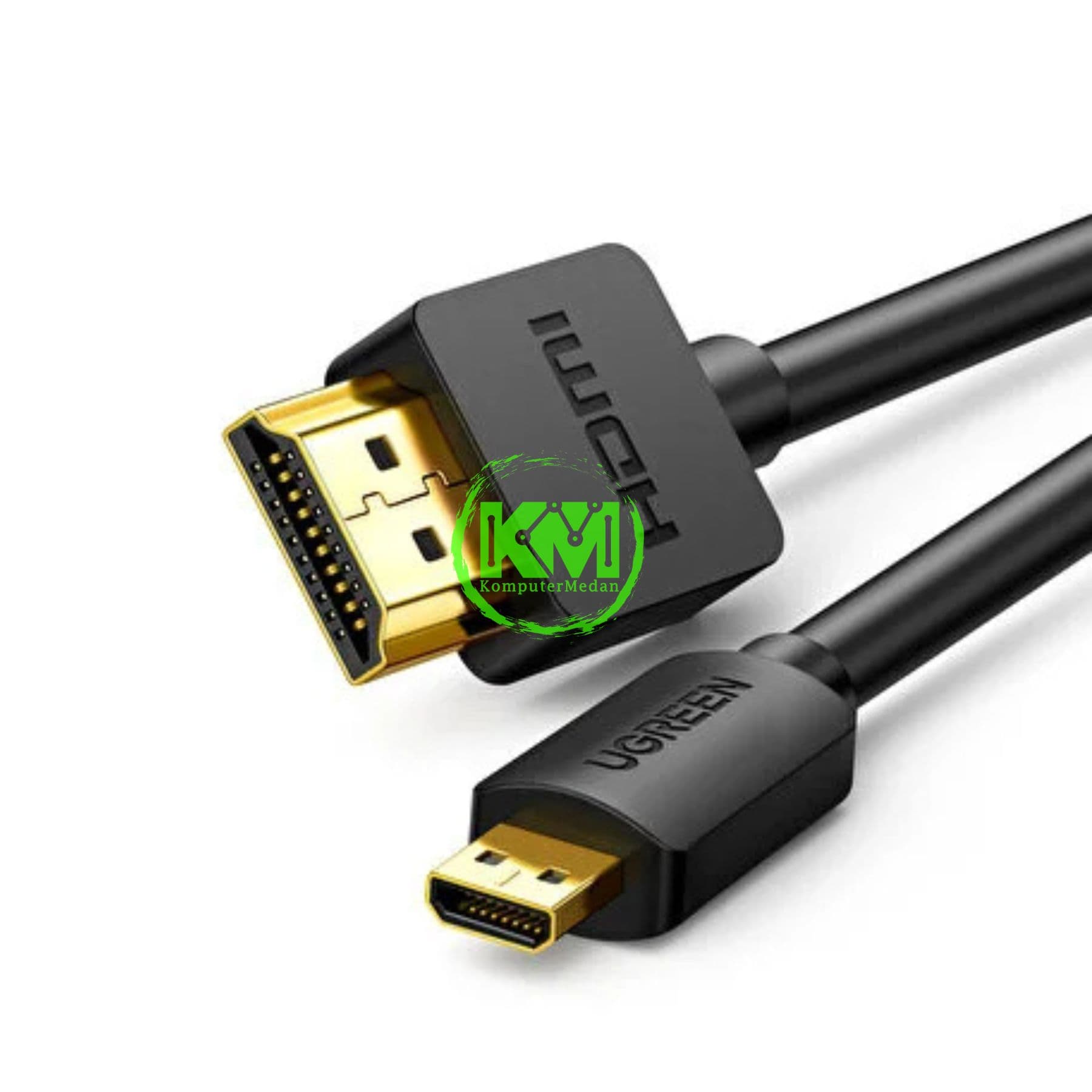 UGREEN CABLE MICRO HDMI TO HDMI 2M BLACK / 30103 - Image 2