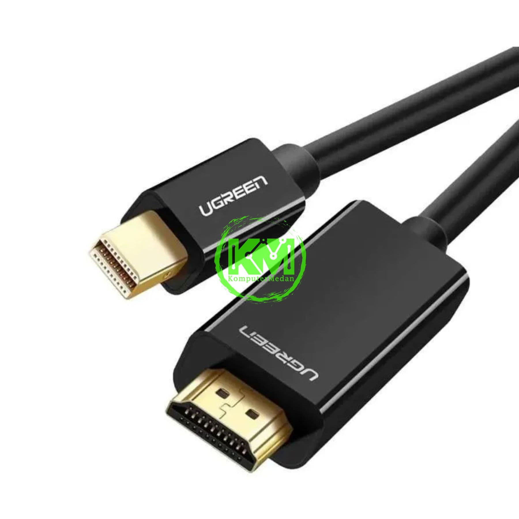UGREEN CABLE MINI DP TO HDMI 4K 1.5M BLACK / 20848