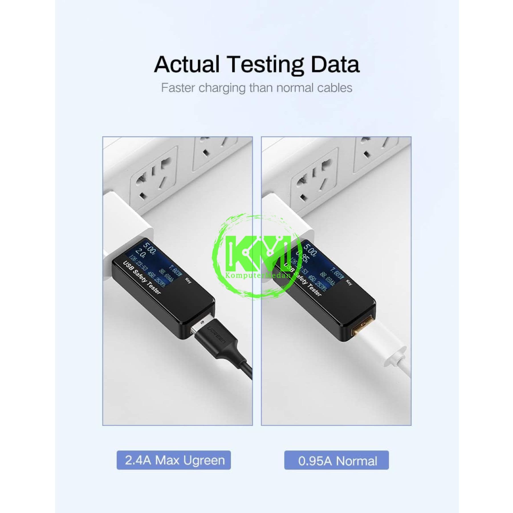 UGREEN CABLE USB MICRO 25CM BLACK / 60134 - Image 5