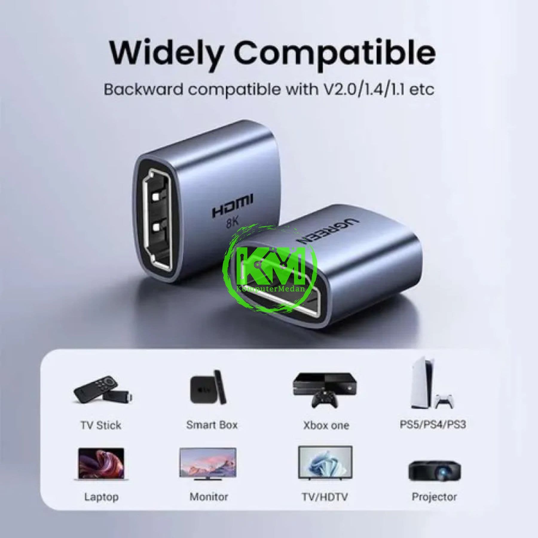UGREEN ADAPTER HDMI 8K F/F - 90592 - Image 6