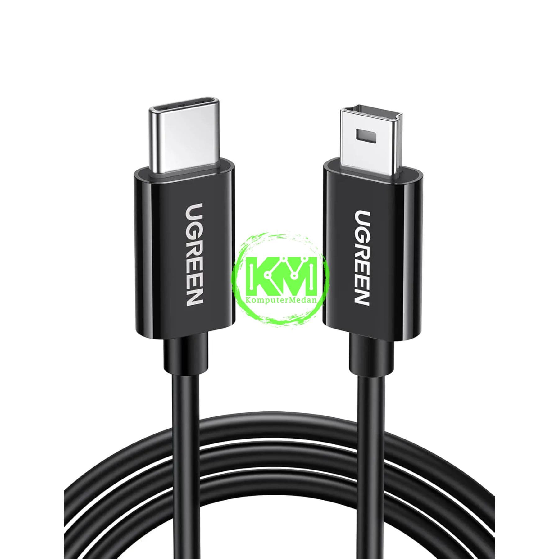 UGREEN CABLE C TO MINI USB 1M BLACK / 50445 - Image 1