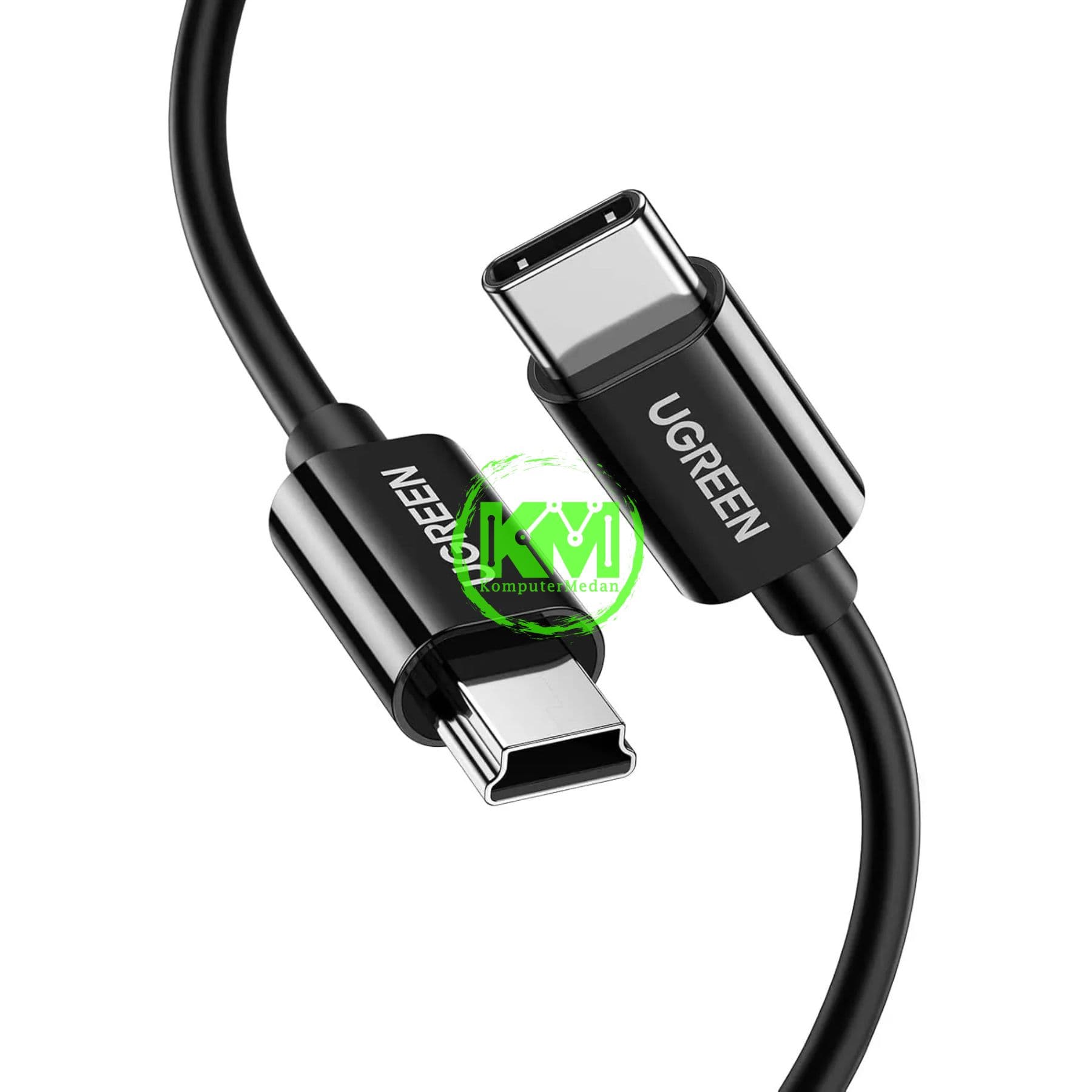 UGREEN CABLE C TO MINI USB 1M BLACK / 50445 - Image 2