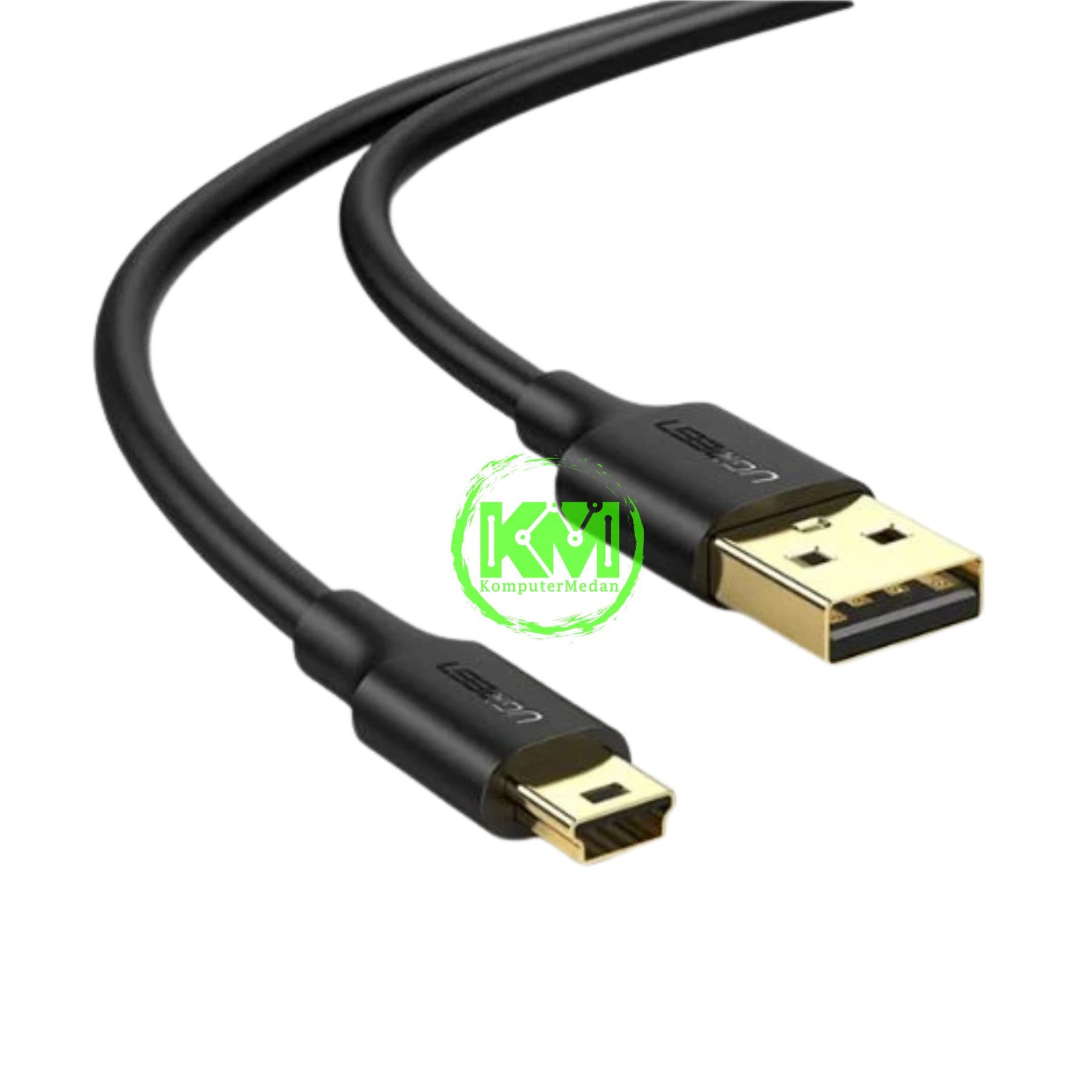 UGREEN USB-A 2.0 MALE TO MINI 5 PIN MALE CABLE 1M - PN 10355 - Image 2