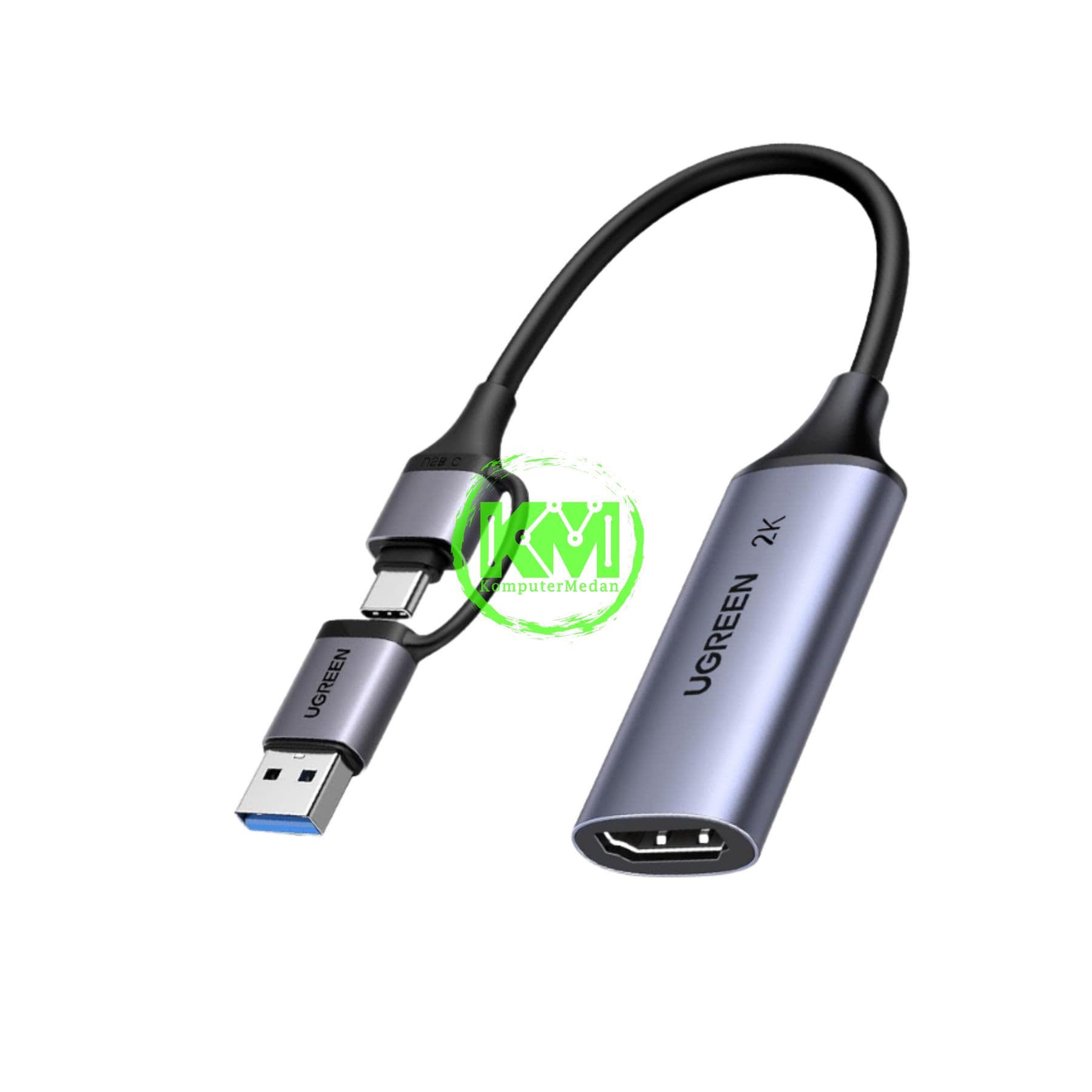 UGREEN HDMI VIDEO CAPTURE CARD 2K @30HZ / 15389 - Image 2