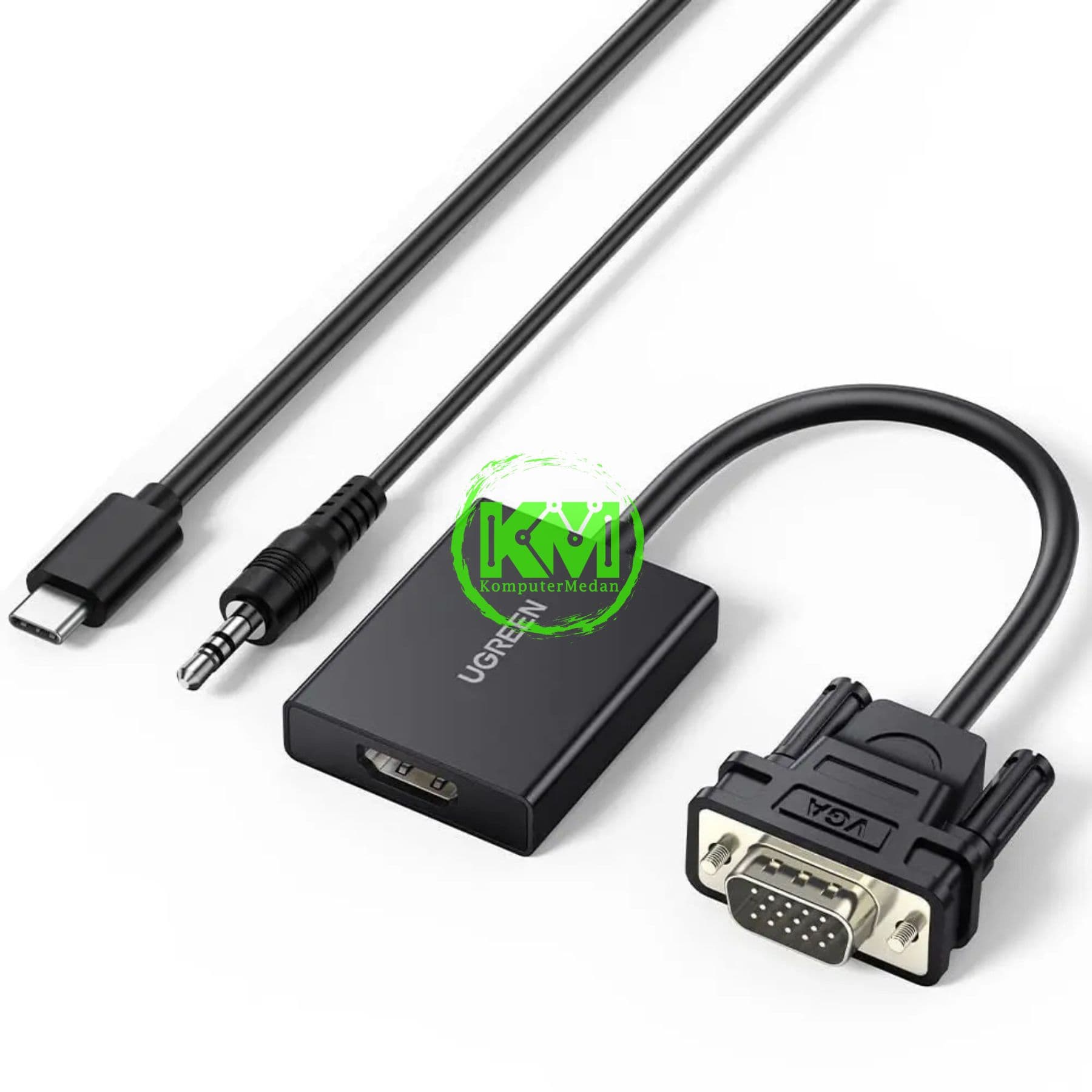 UGREEN CONVERTER VGA TO HDMI (KABEL) / 50945