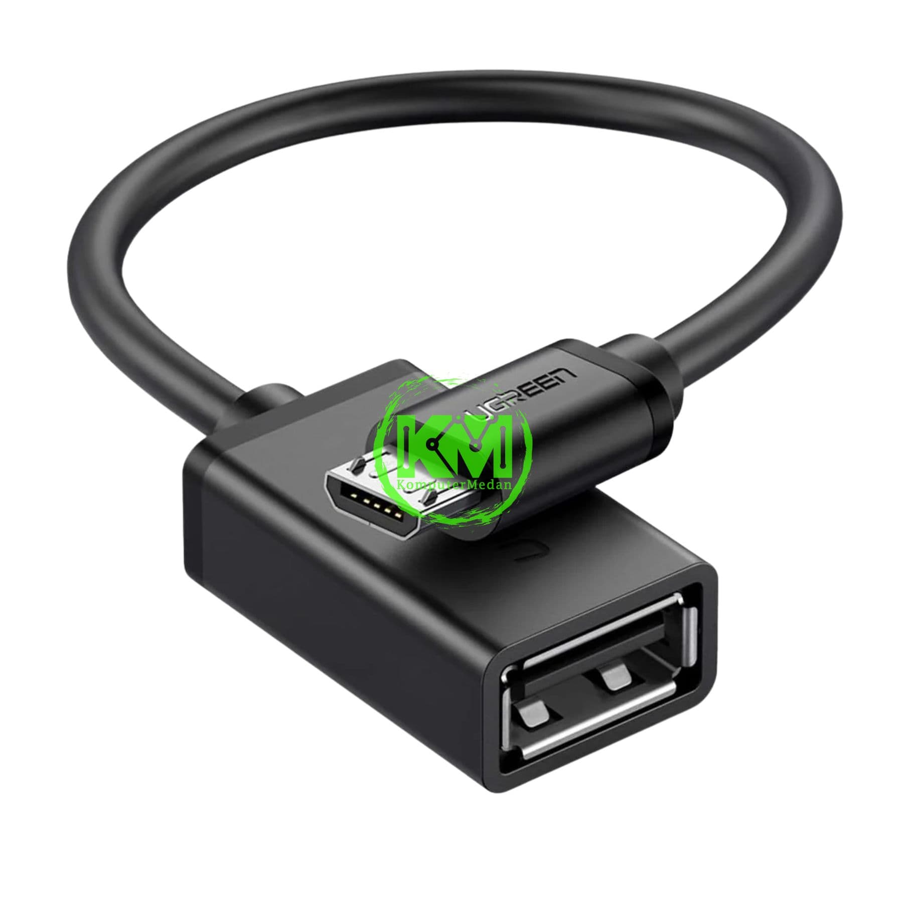 UGREEN OTG MICRO TO USB-A 15CM BLACK - PN 10396 - Image 3