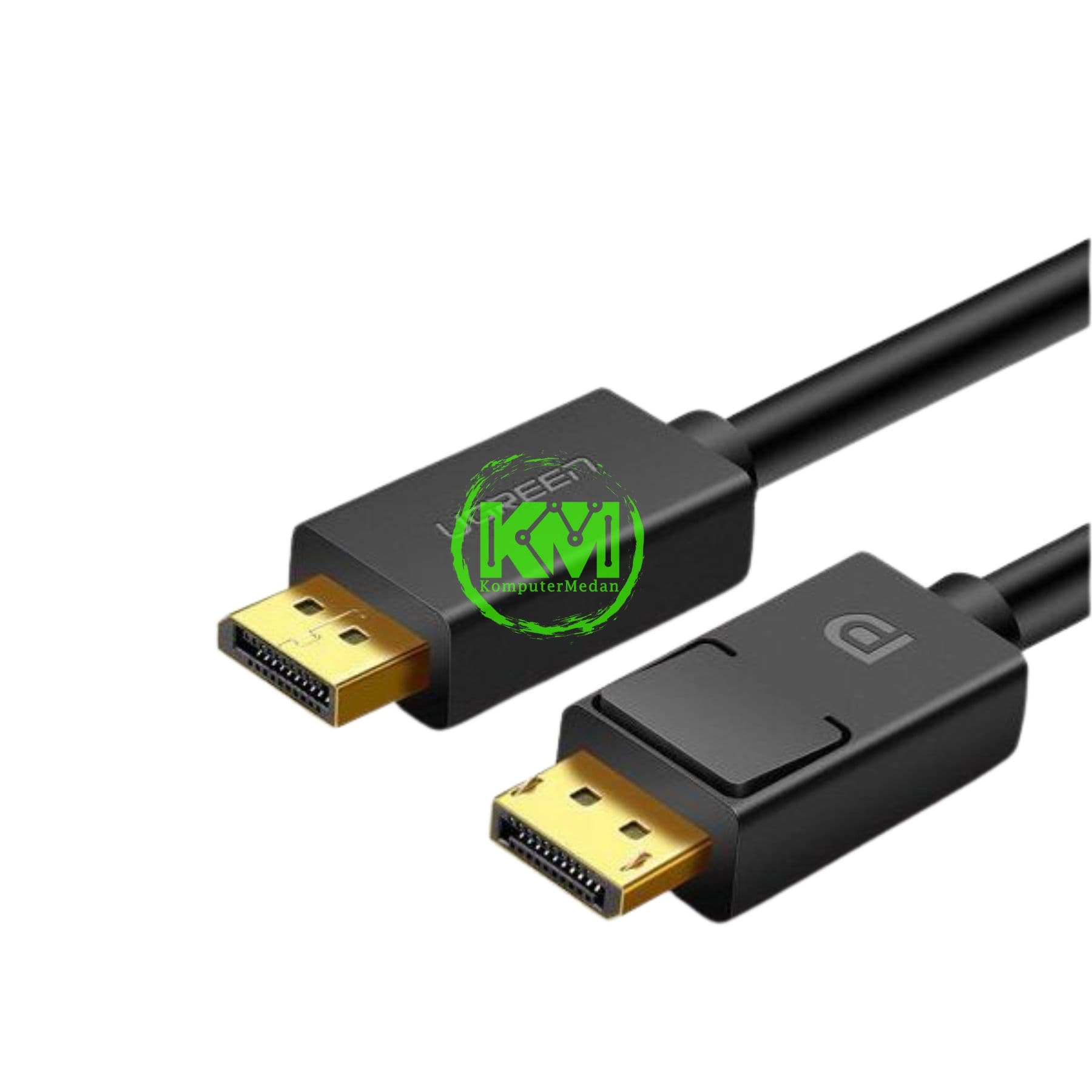 UGREEN DP TO DP CABLE 2M BLACK / 10211 - Image 2