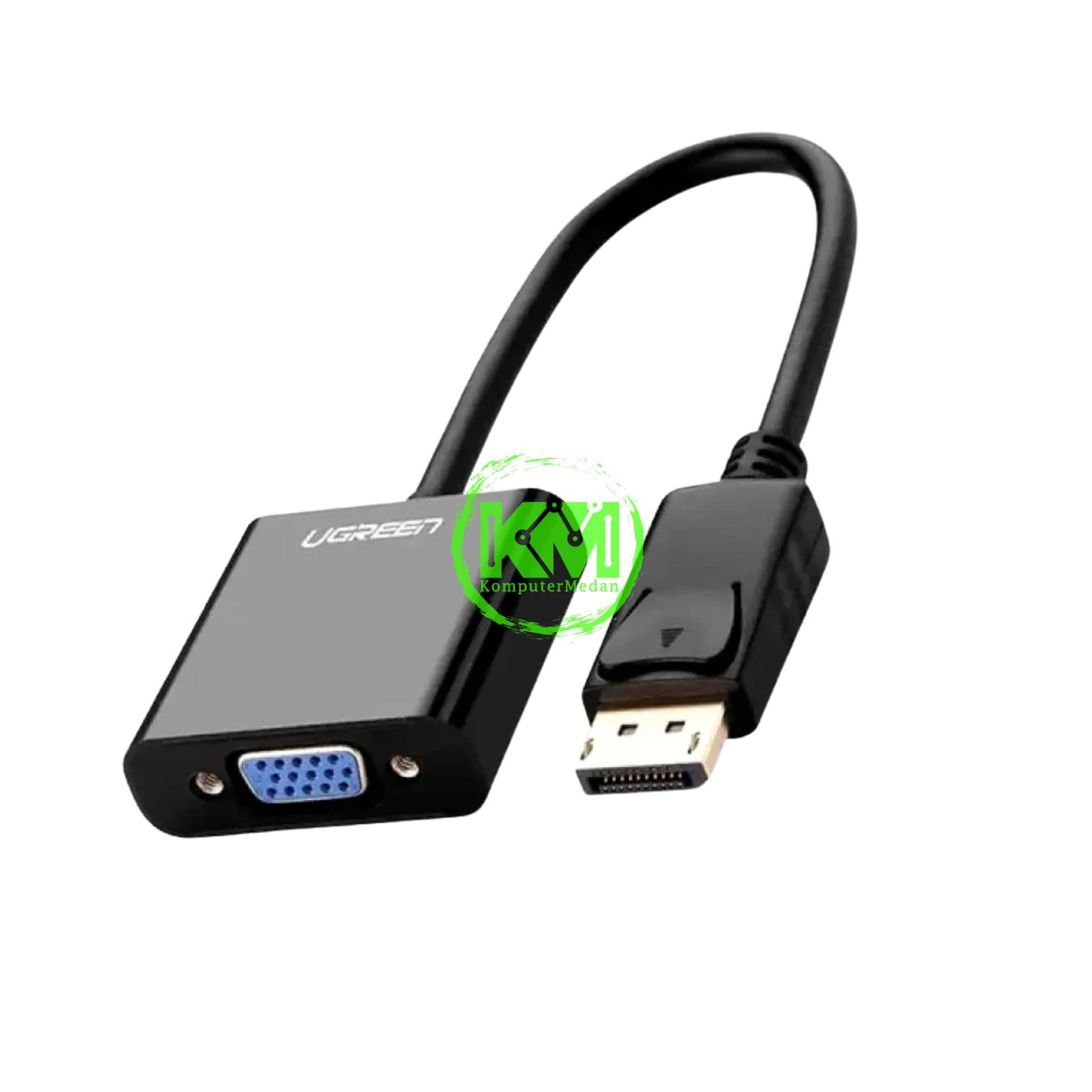 UGREEN CONVERTER DP TO VGA M/F BLACK / 20415
