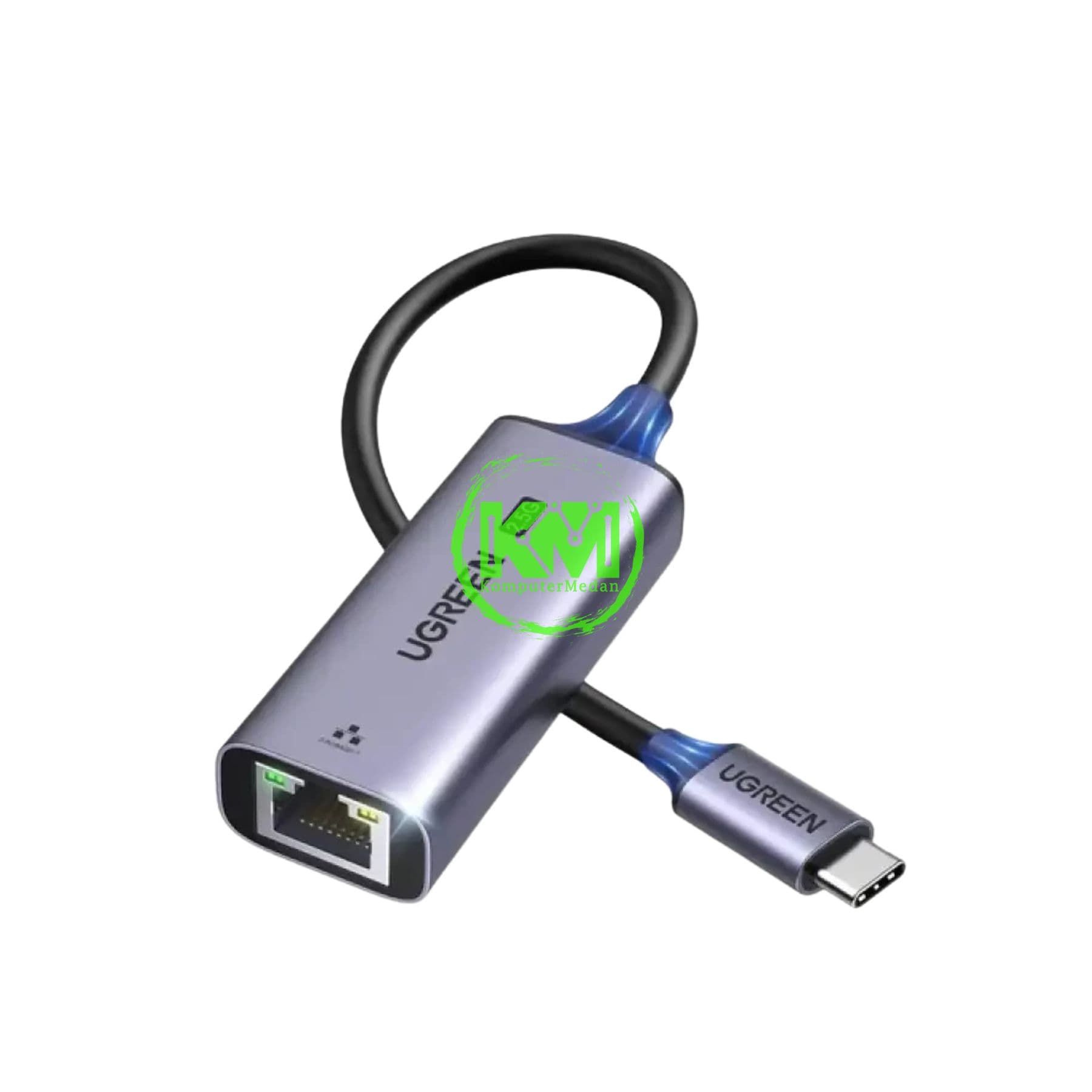 UGREEN ADAPTER C TO LAN RJ45 2.5G SPACE GRAY / 25052 - Image 2