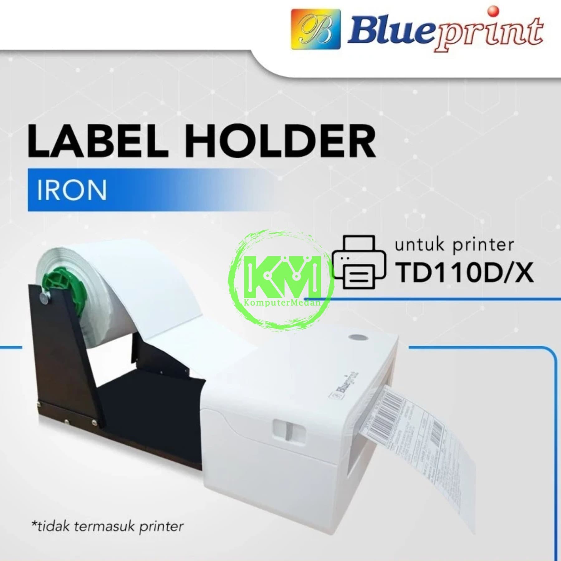BLUEPRINT LABEL HOLDER BESI UNTUK PRINTER TD110DTD110X BP-LHB