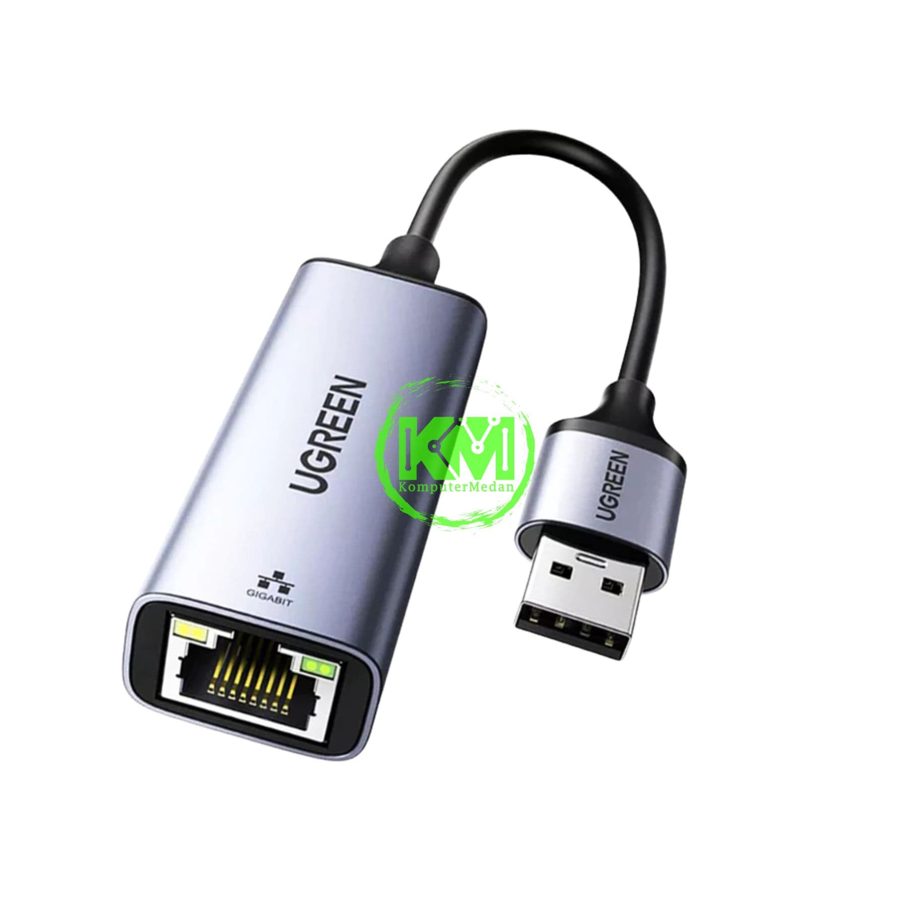 UGREEN ETHERNET ADAPTER USB 3.0 GRAY - PN 15636