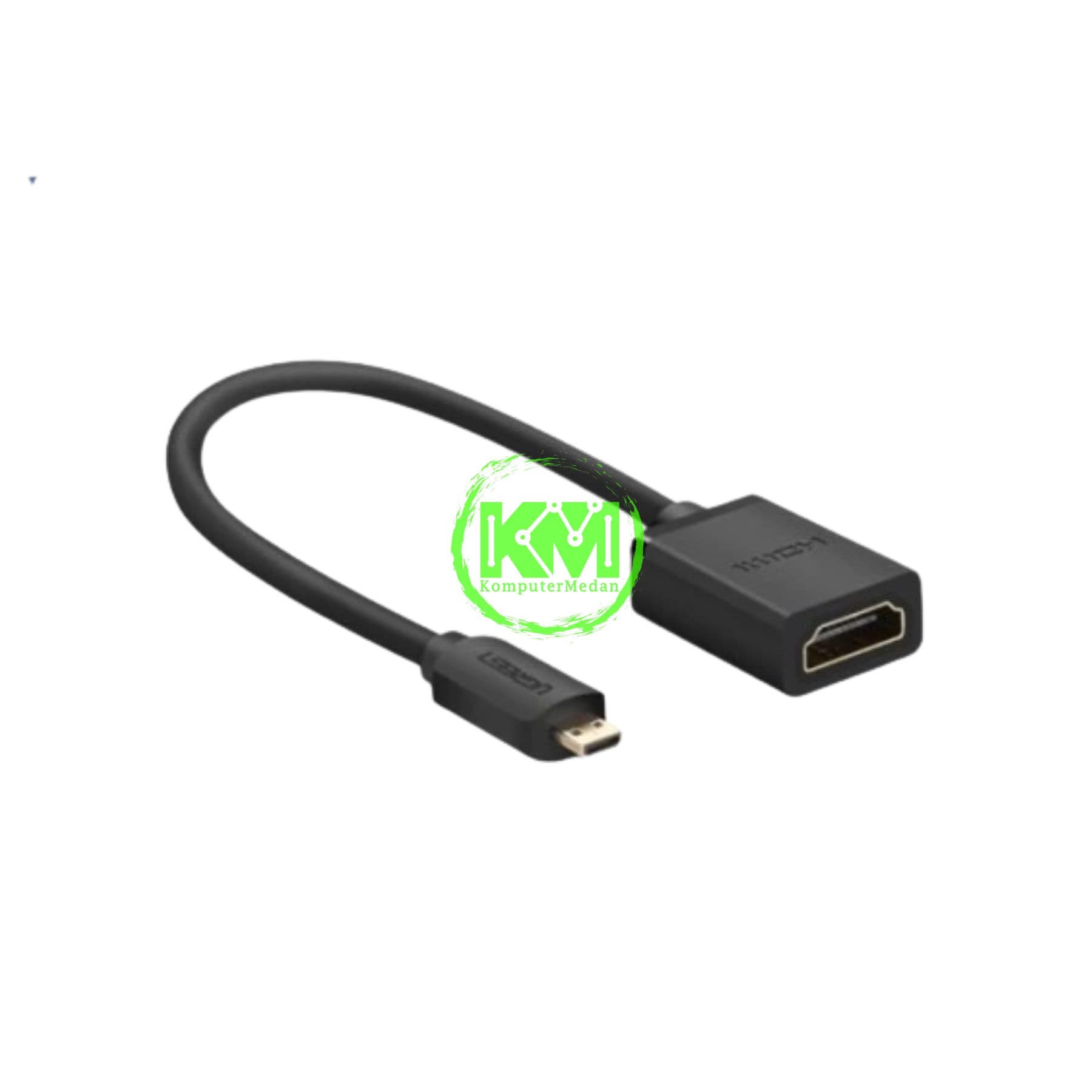 UGREEN CABLE MICRO HDMI TO HDMI 22CM BLACK / 20134 - Image 2