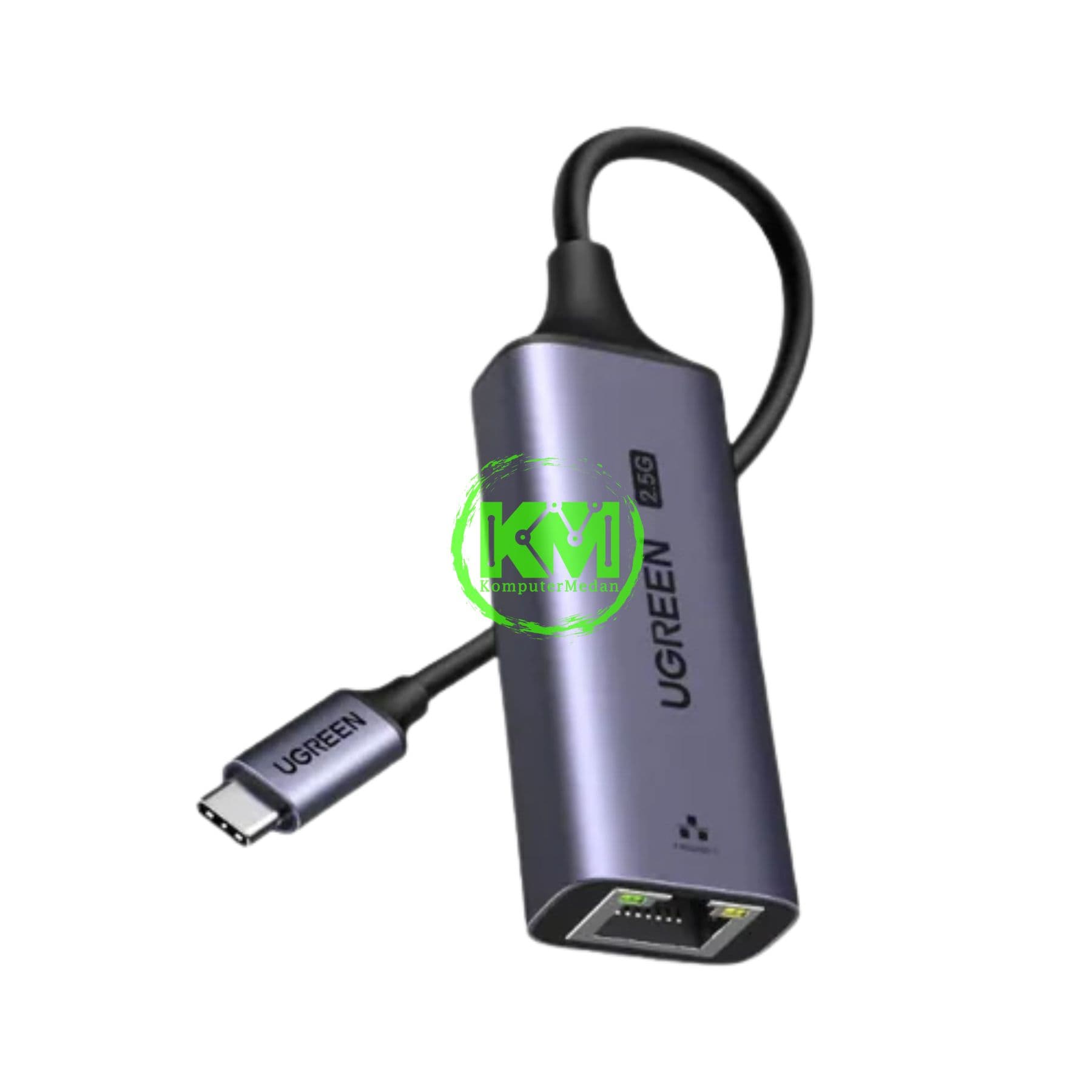 UGREEN ADAPTER C TO LAN RJ45 2.5G SPACE GRAY / 25052 - Image 3
